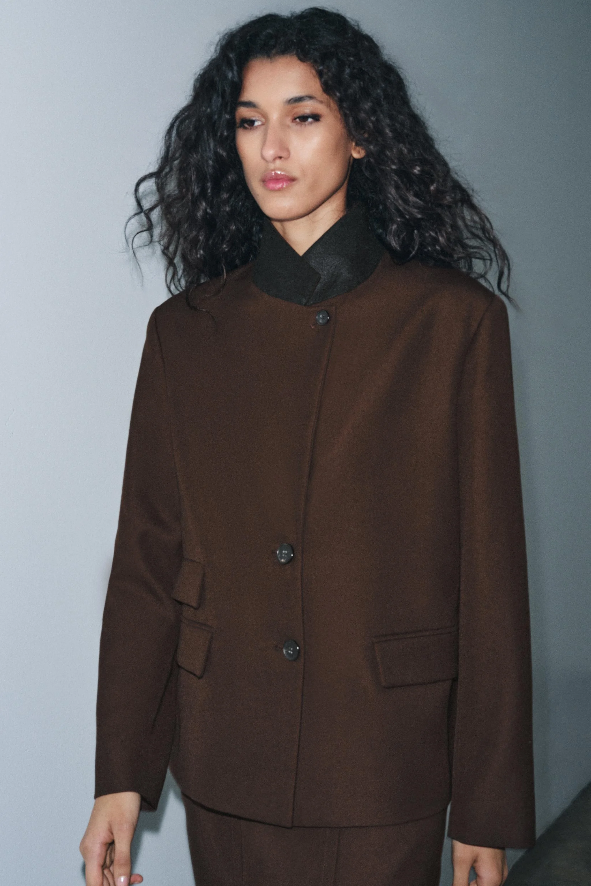 کت تک زنانه ZW COLLECTION با جیب