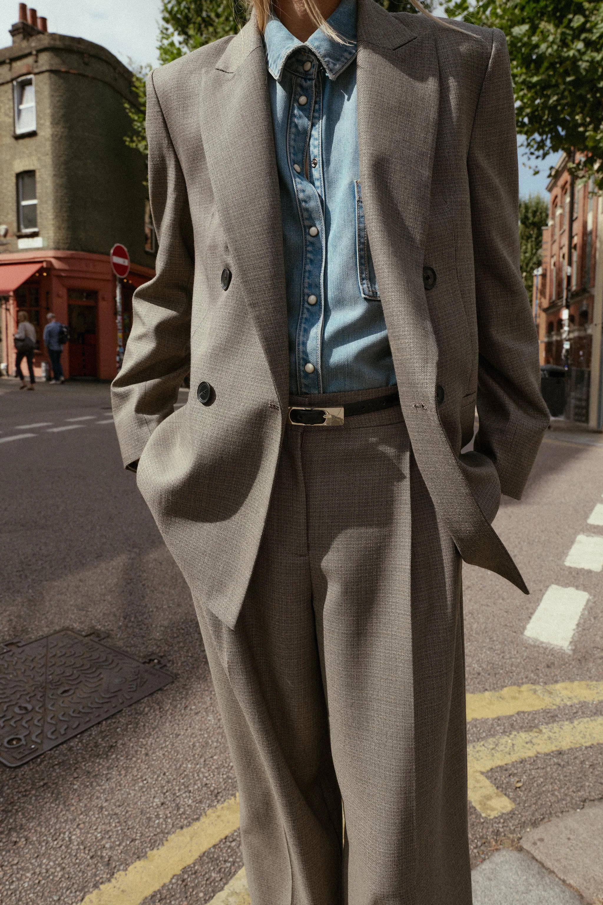 بلیزر دبل برست با اپل سرشانه