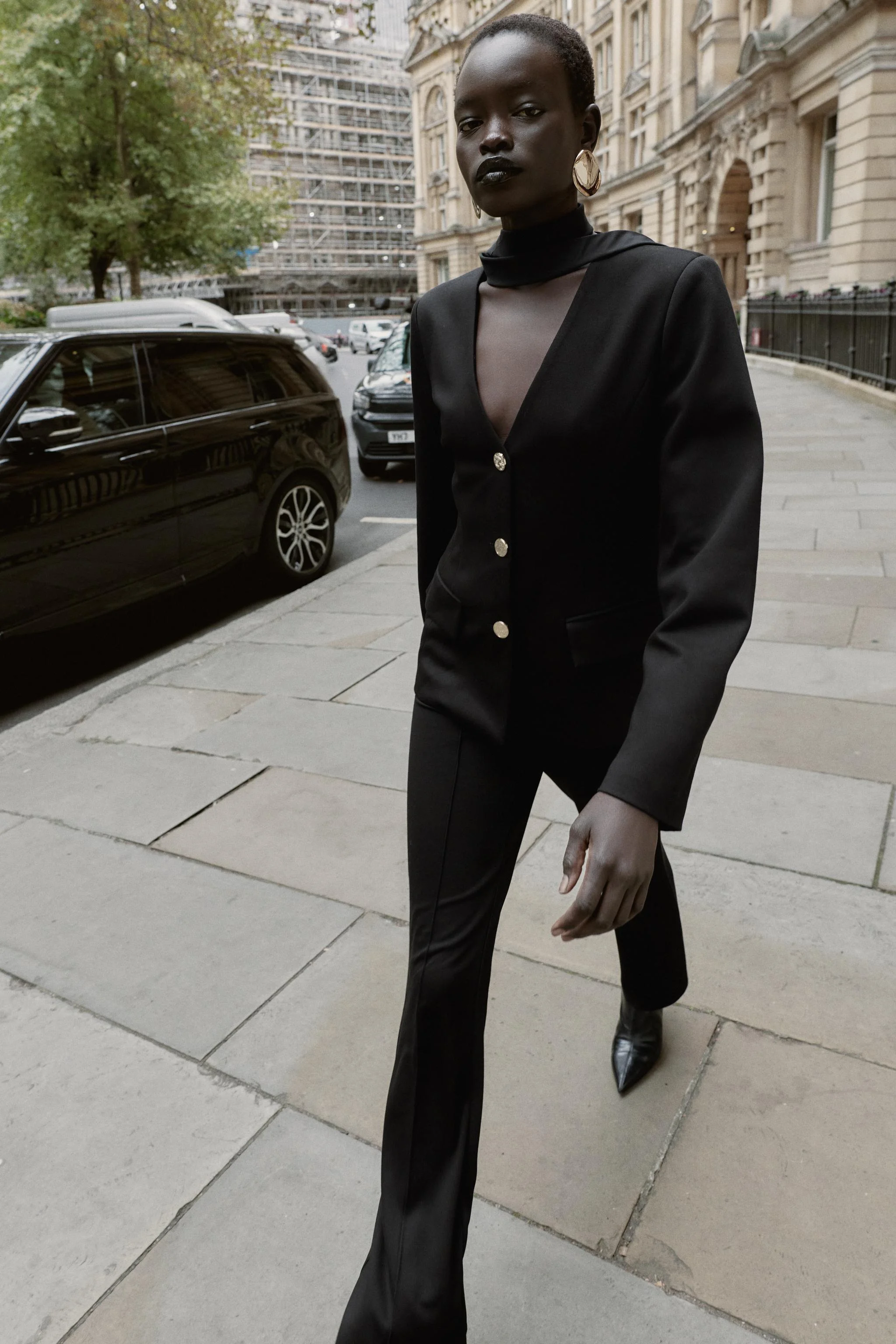 کت بلیزر کوتاه با اپل