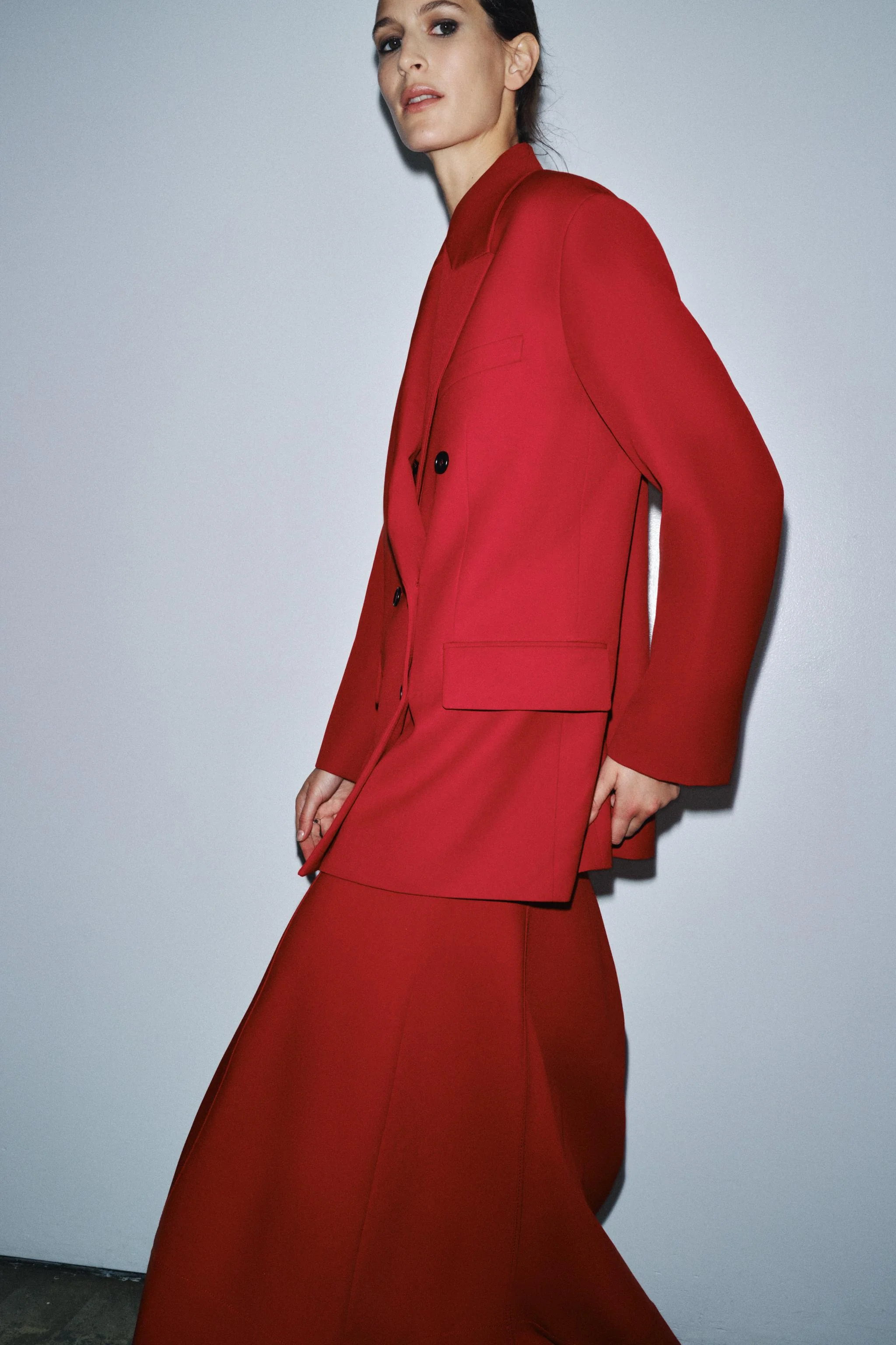 کت بلیزر زنانه دبل برست از کالکشن ZW