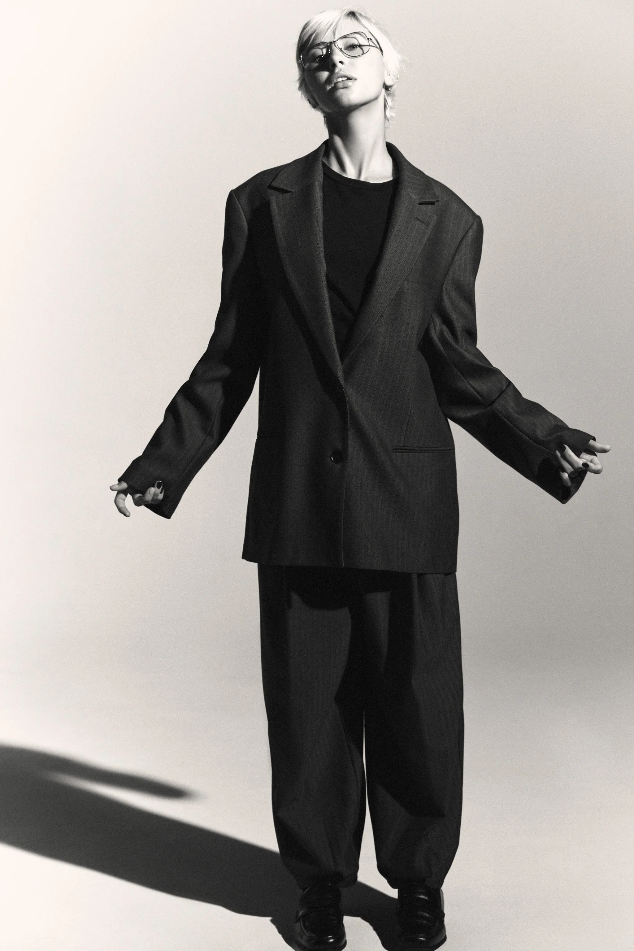 کت بلیزر دکمه دار چند حالته بزرگ