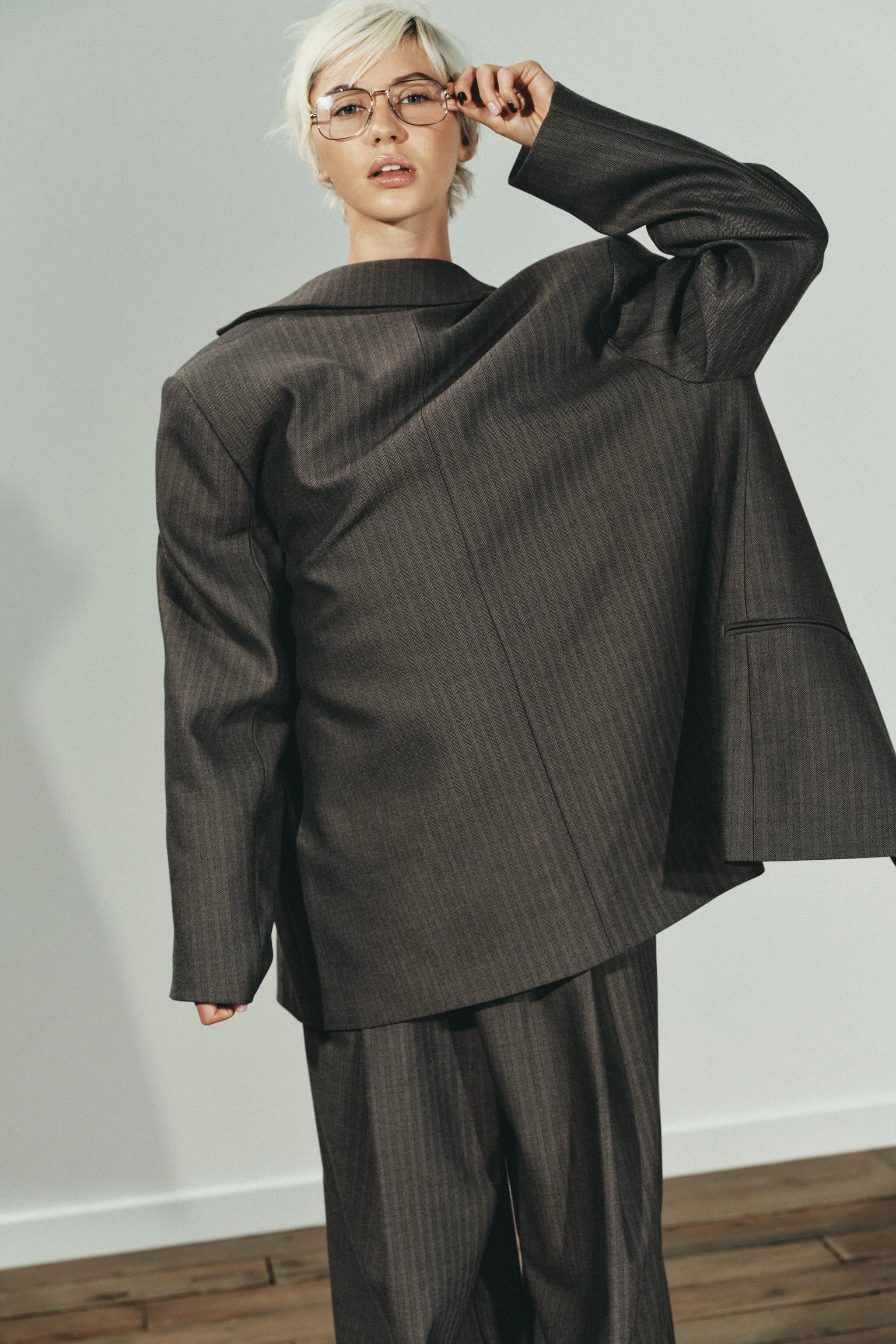 کت بلیزر دکمه دار چند حالته بزرگ