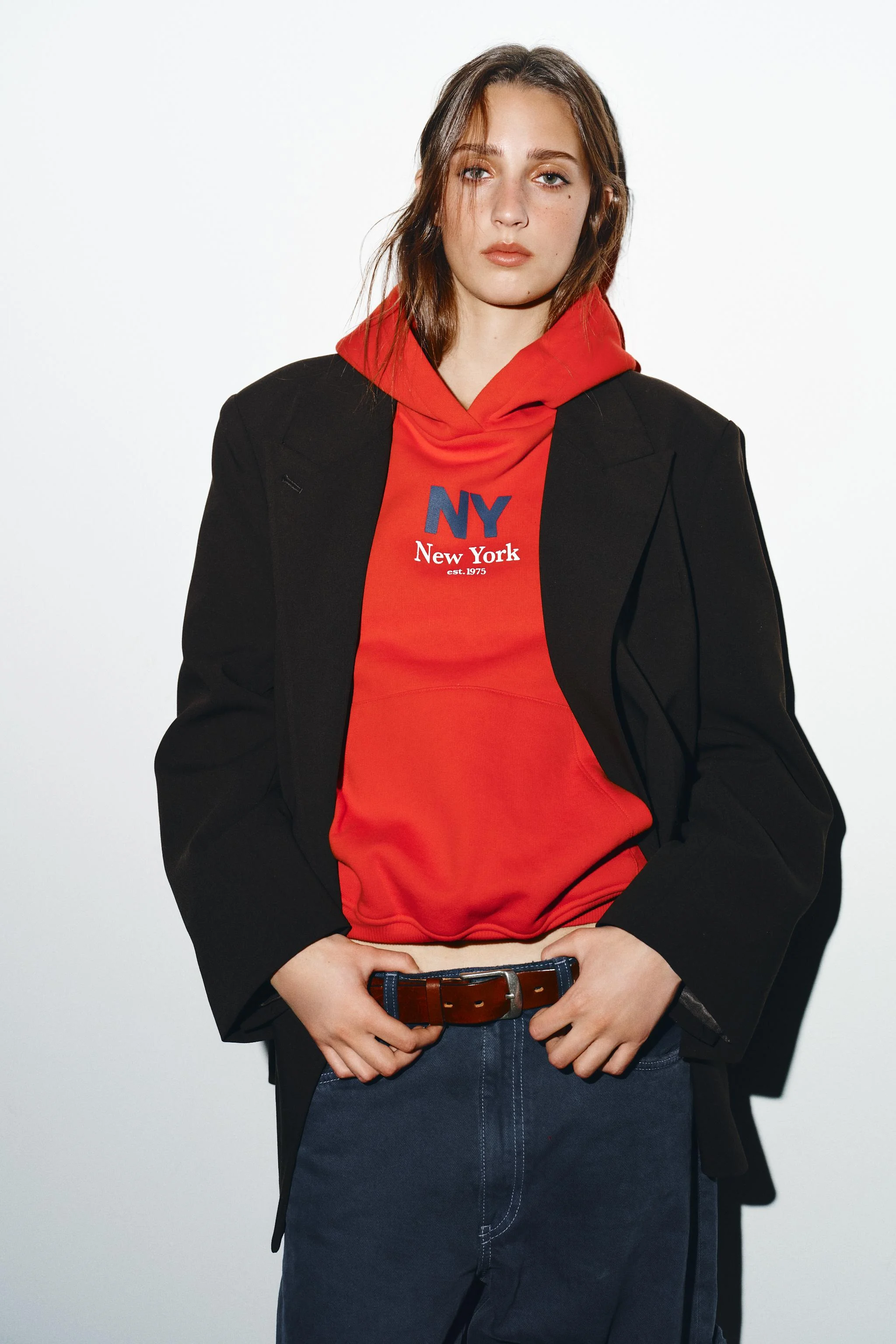 بلیزر اورسایز دکمه دوبل