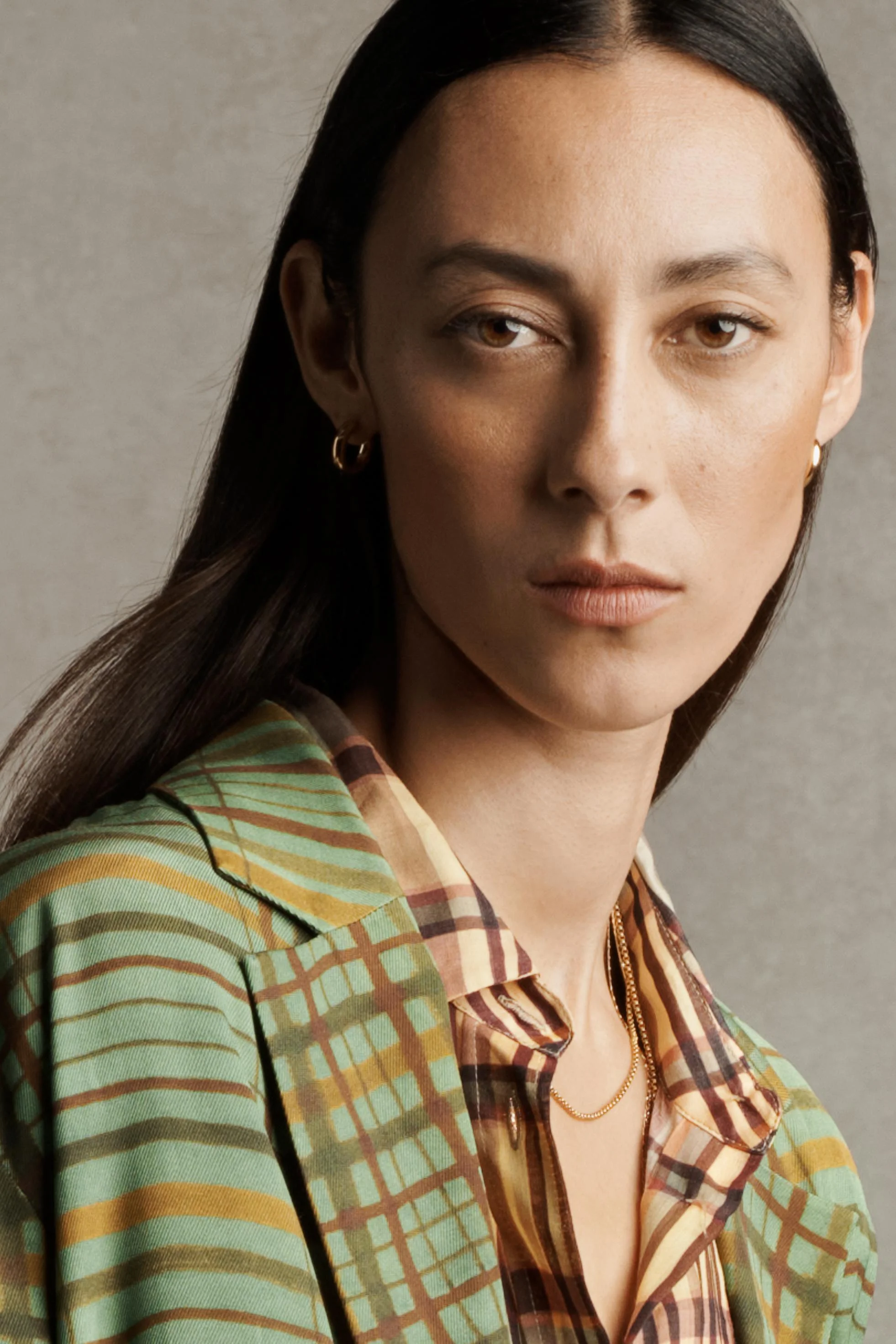 کت بلیزر طرح دار روان ZW COLLECTION