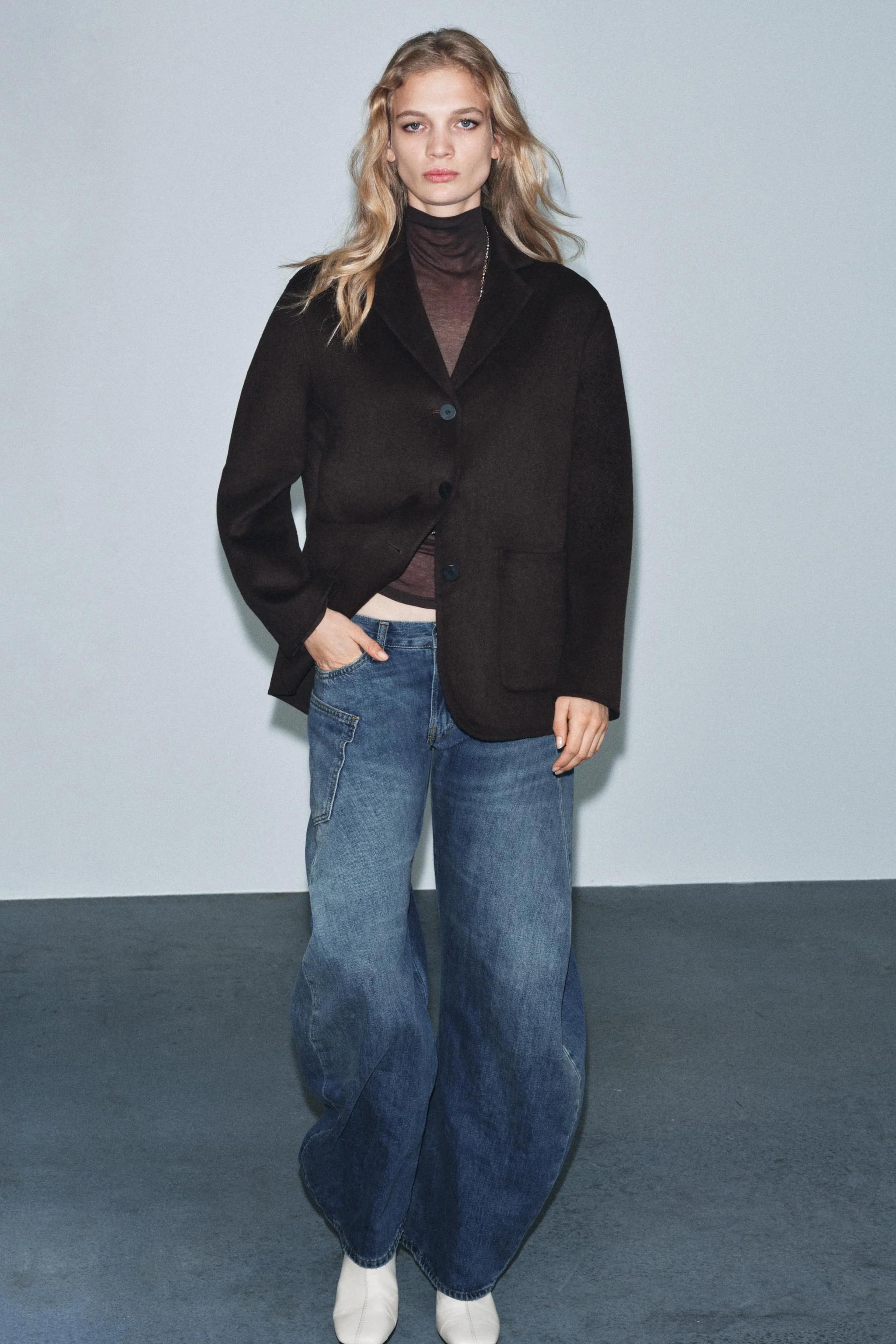 کت تک پشمی مینیمال از کالکشن ZW