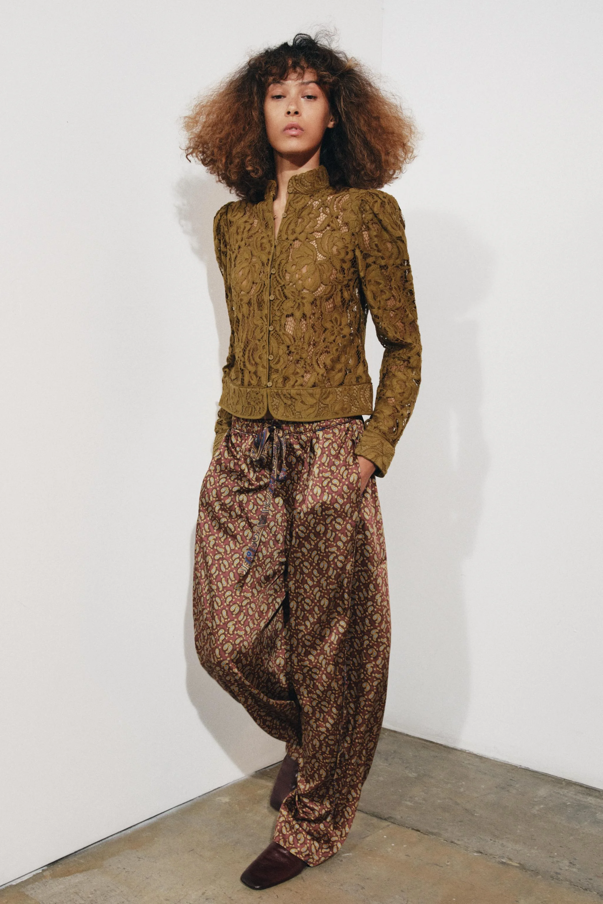 کت گیپور آستین پفی ZW COLLECTION