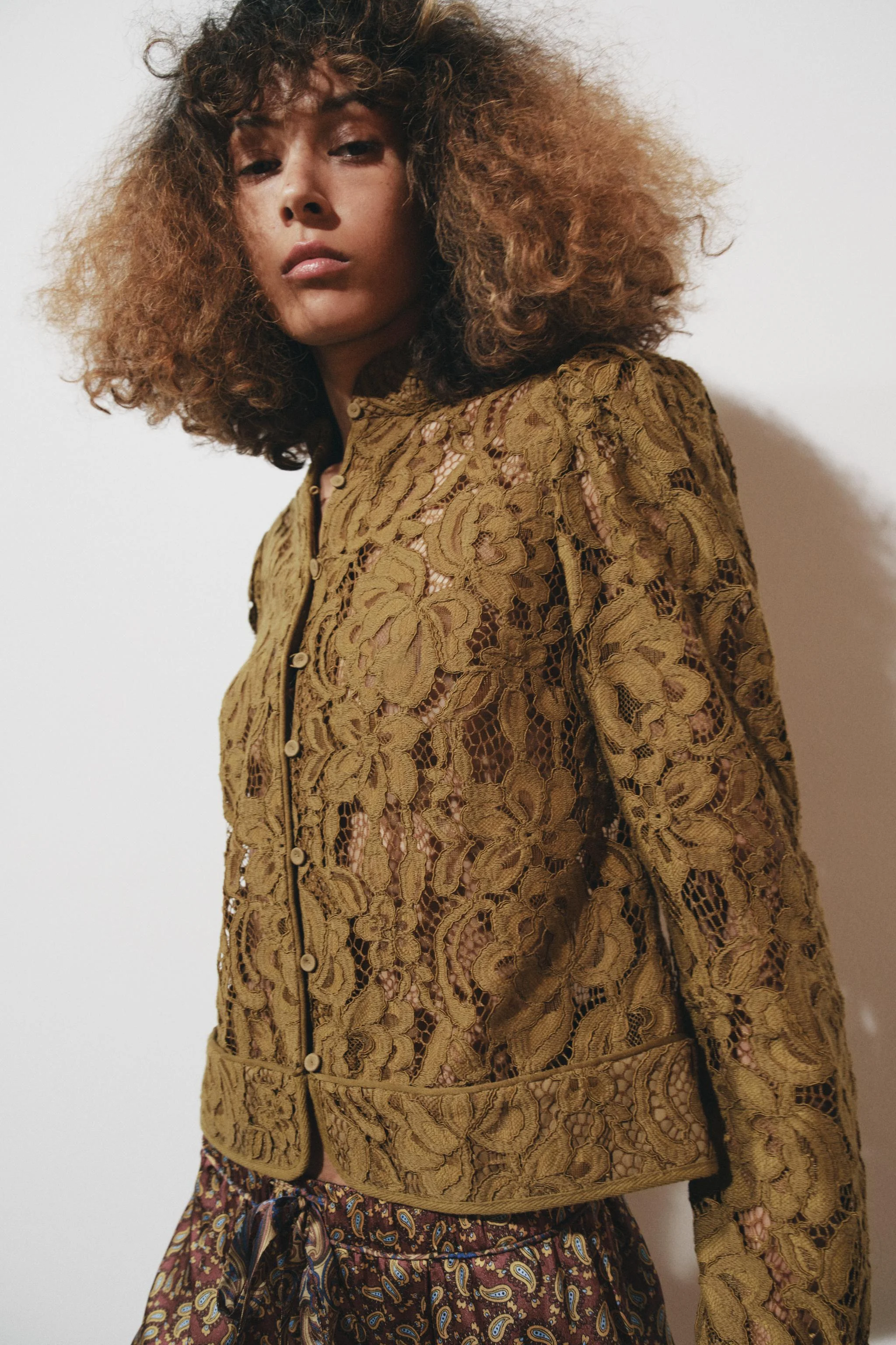 کت گیپور آستین پفی ZW COLLECTION