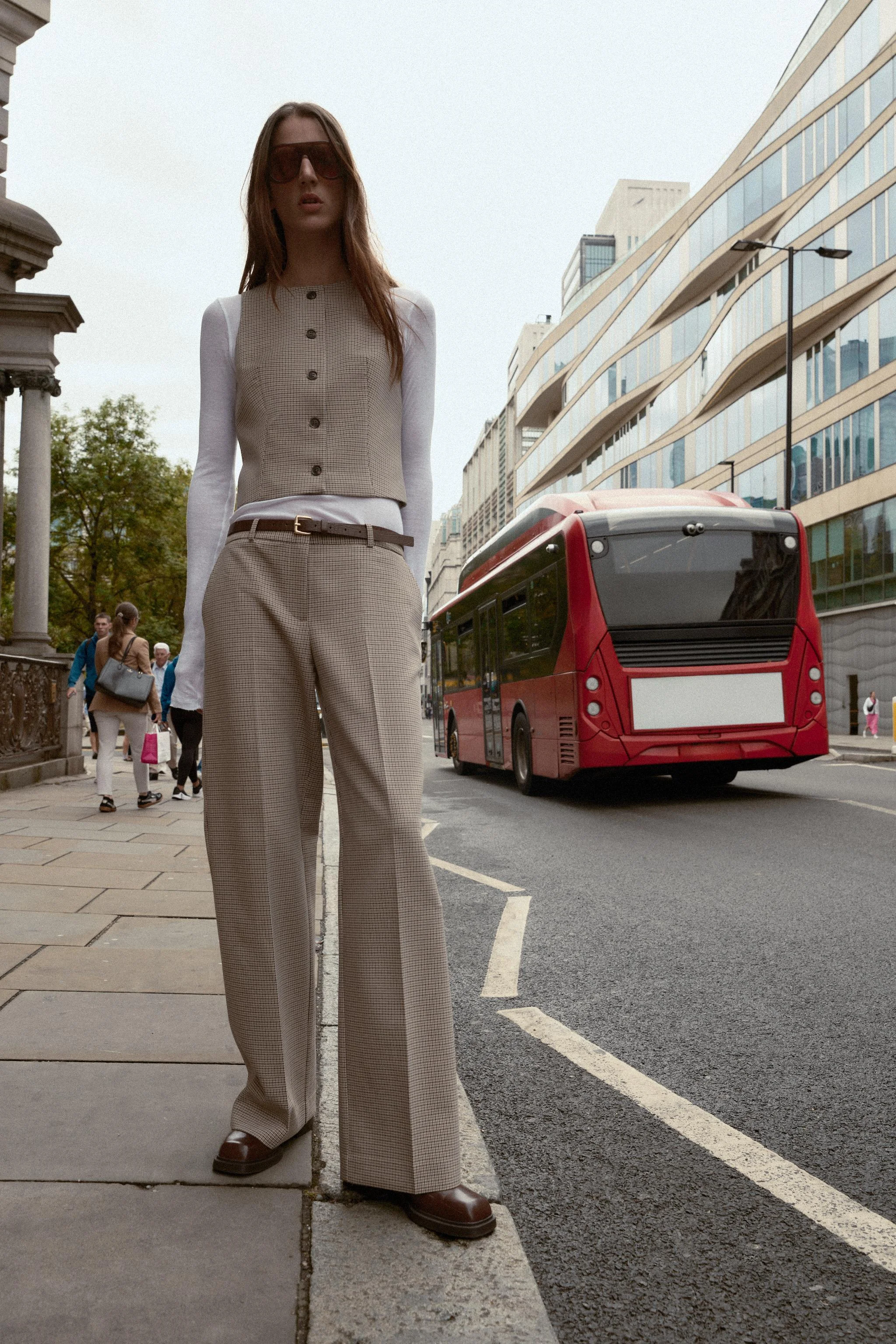 جلیقه طرح دار