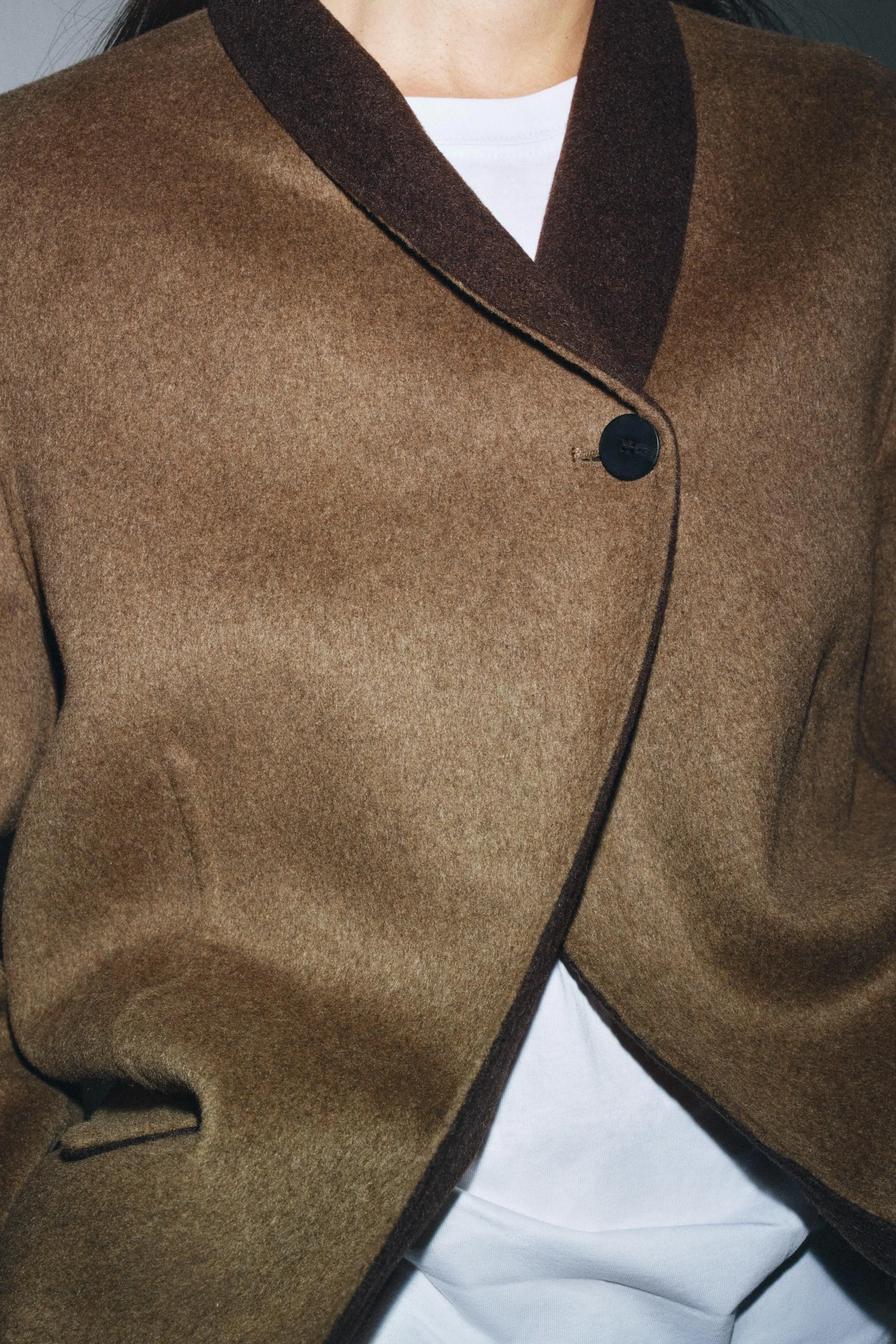 کت بلیزر سایز بزرگ با ترکیب پشم ZW COLLECTION