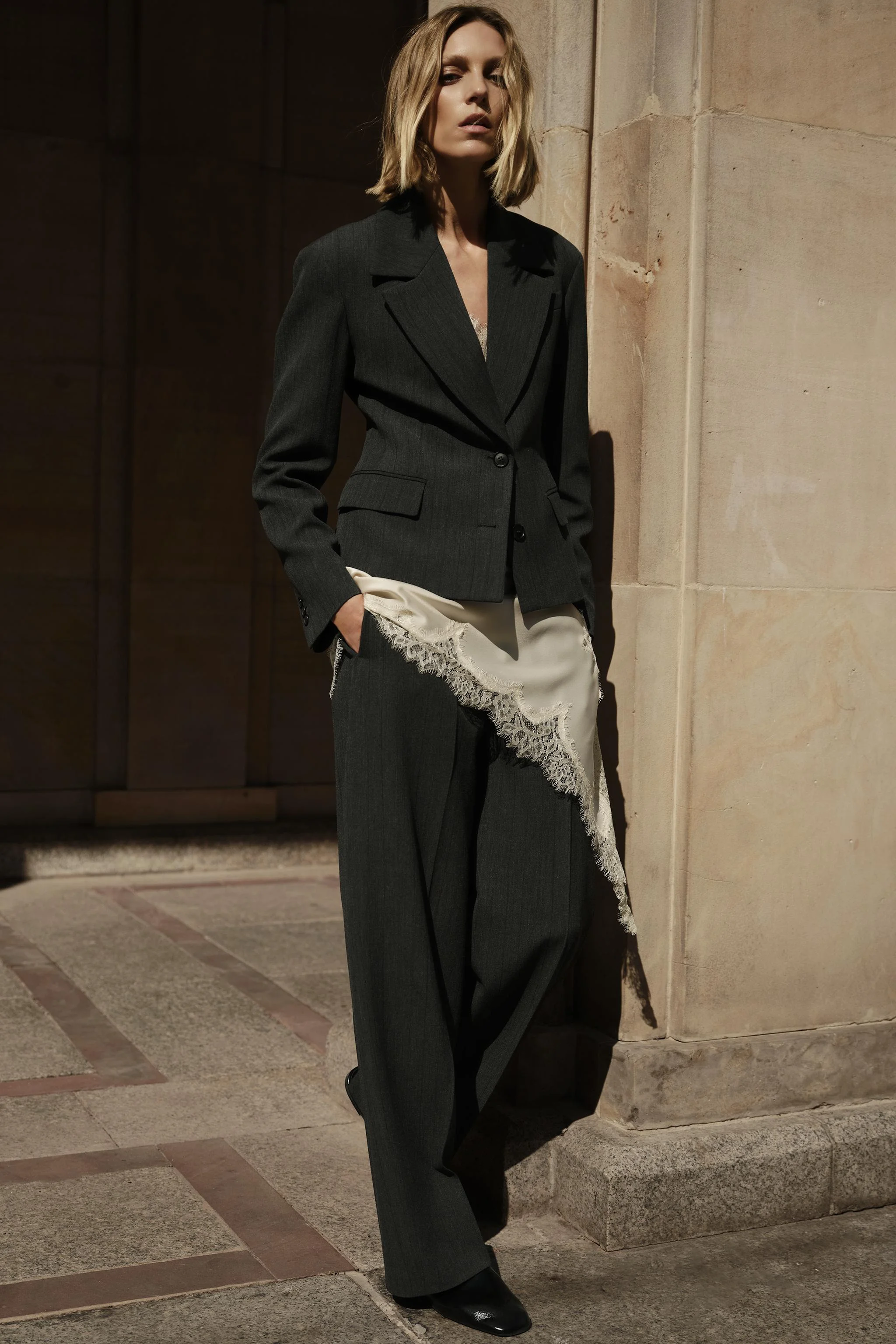 کت تک زنانه بافت‌دار ZW COLLECTION