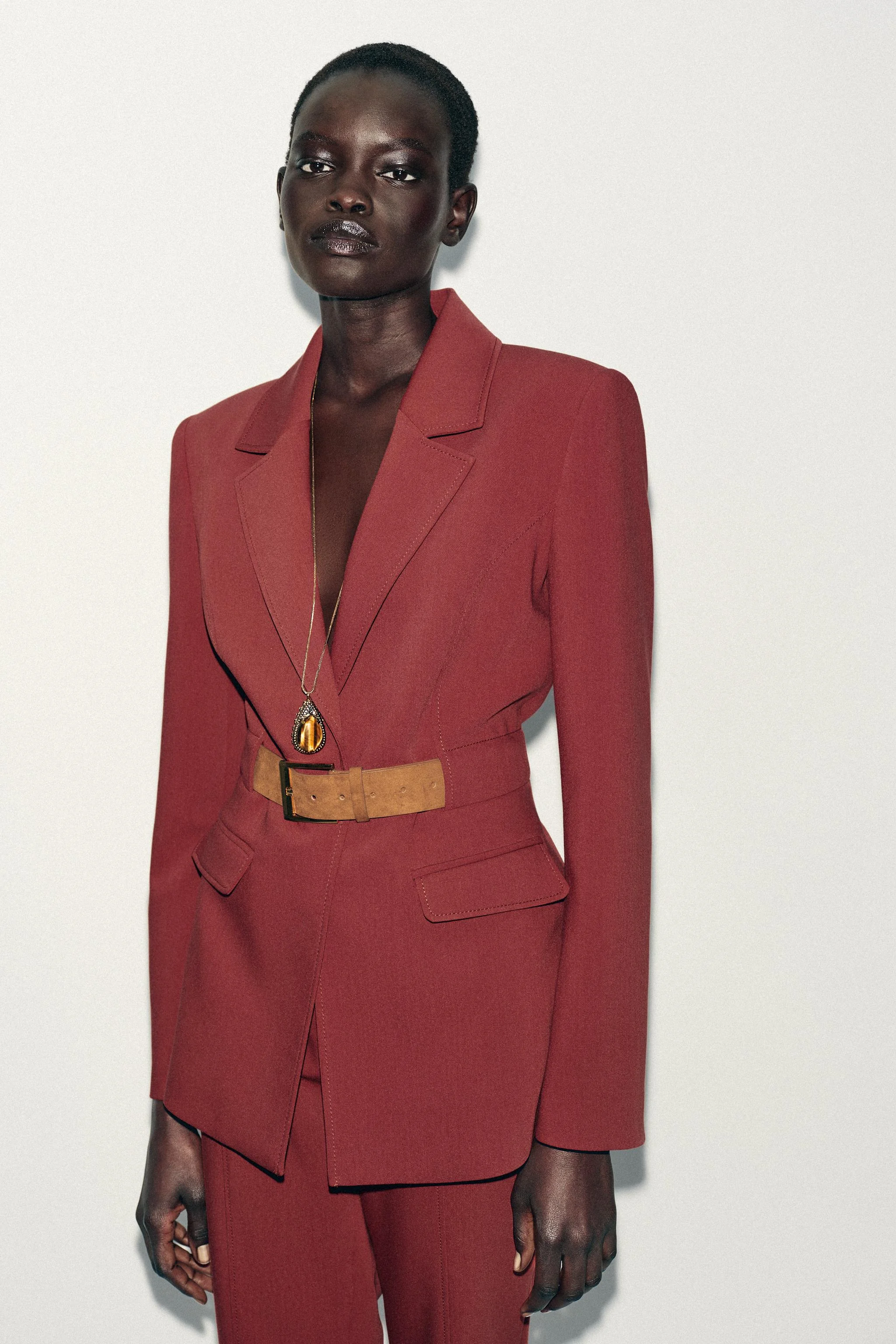 کت بلیزر کمربند پهن کت بلیزر کمربند پهن