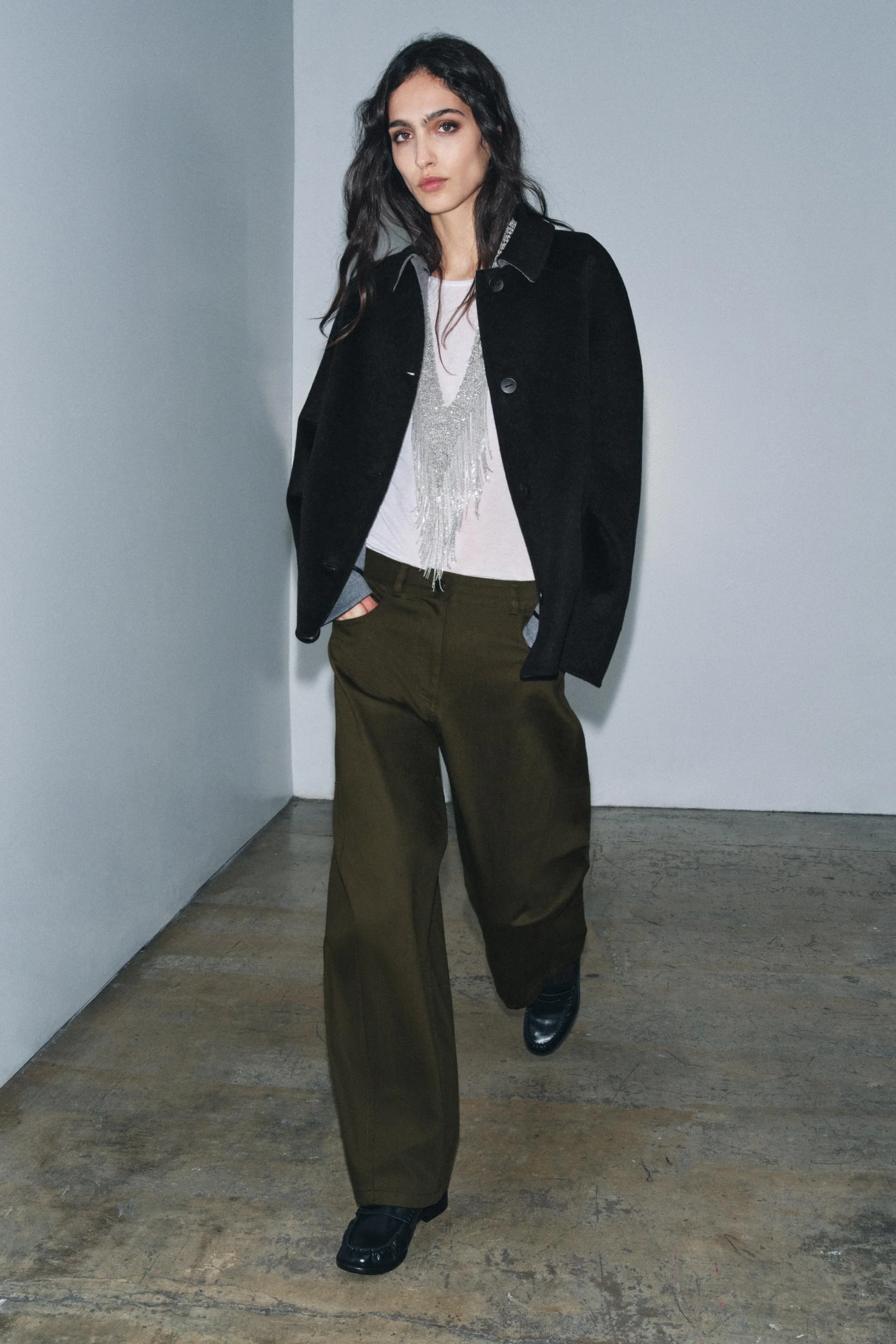 کت بافت پشمی ZW COLLECTION