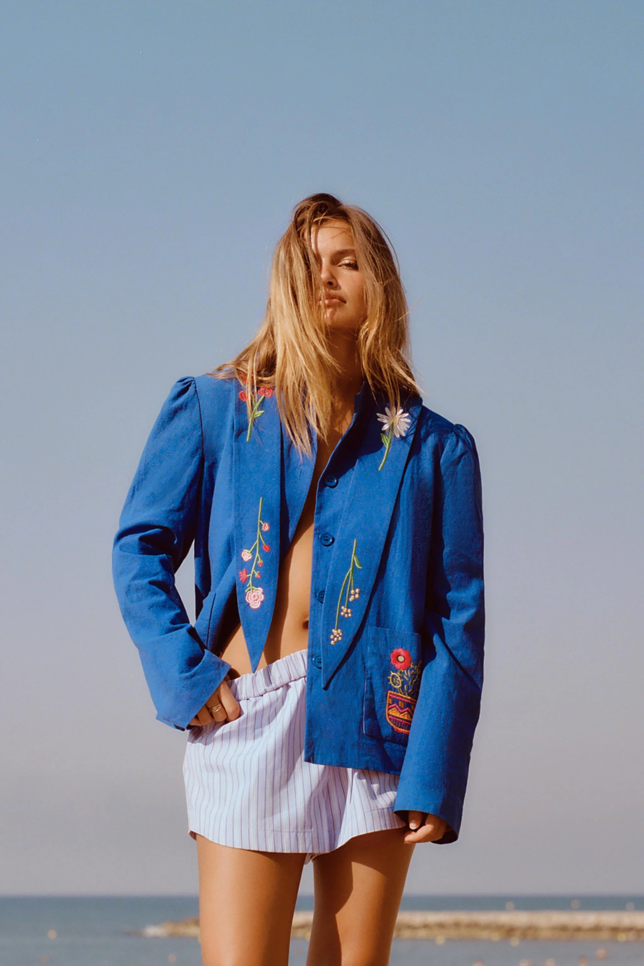 ژاکت گلدوزی شده