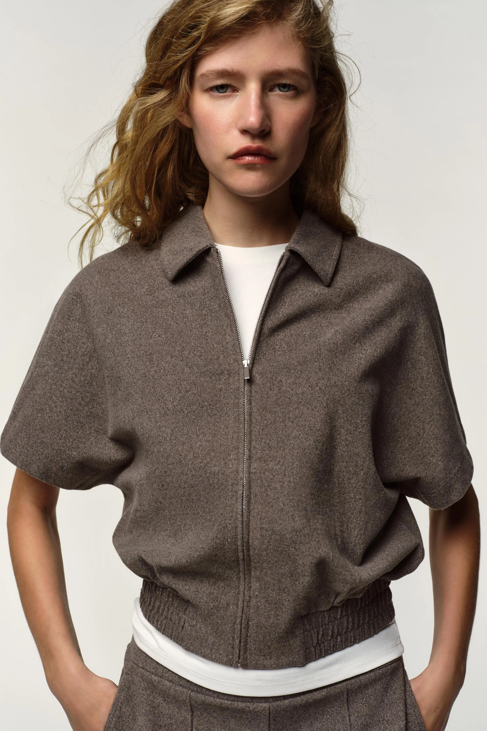 ژاکت آستین کوتاه نرم