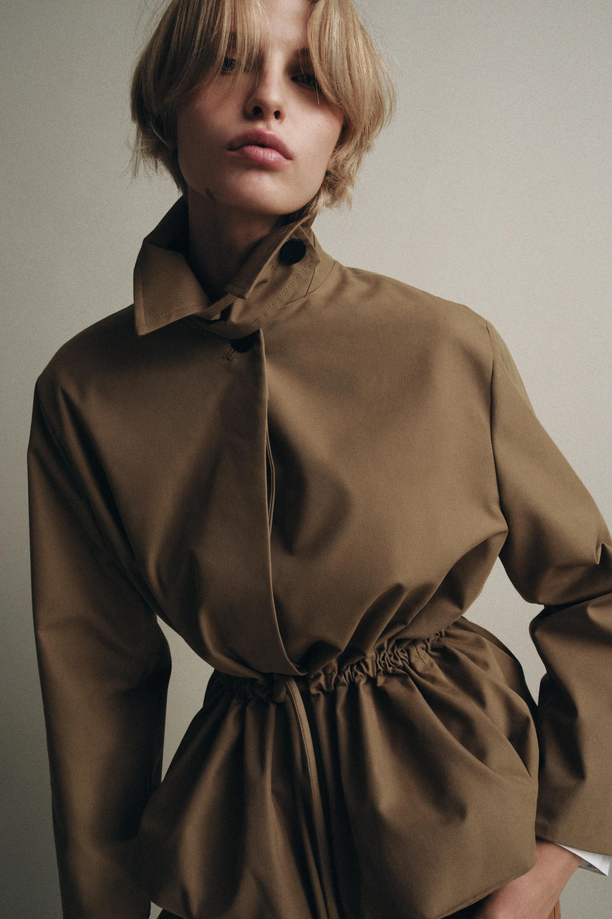 پارکا کوتاه ZW COLLECTION با کمر قابل تنظیم