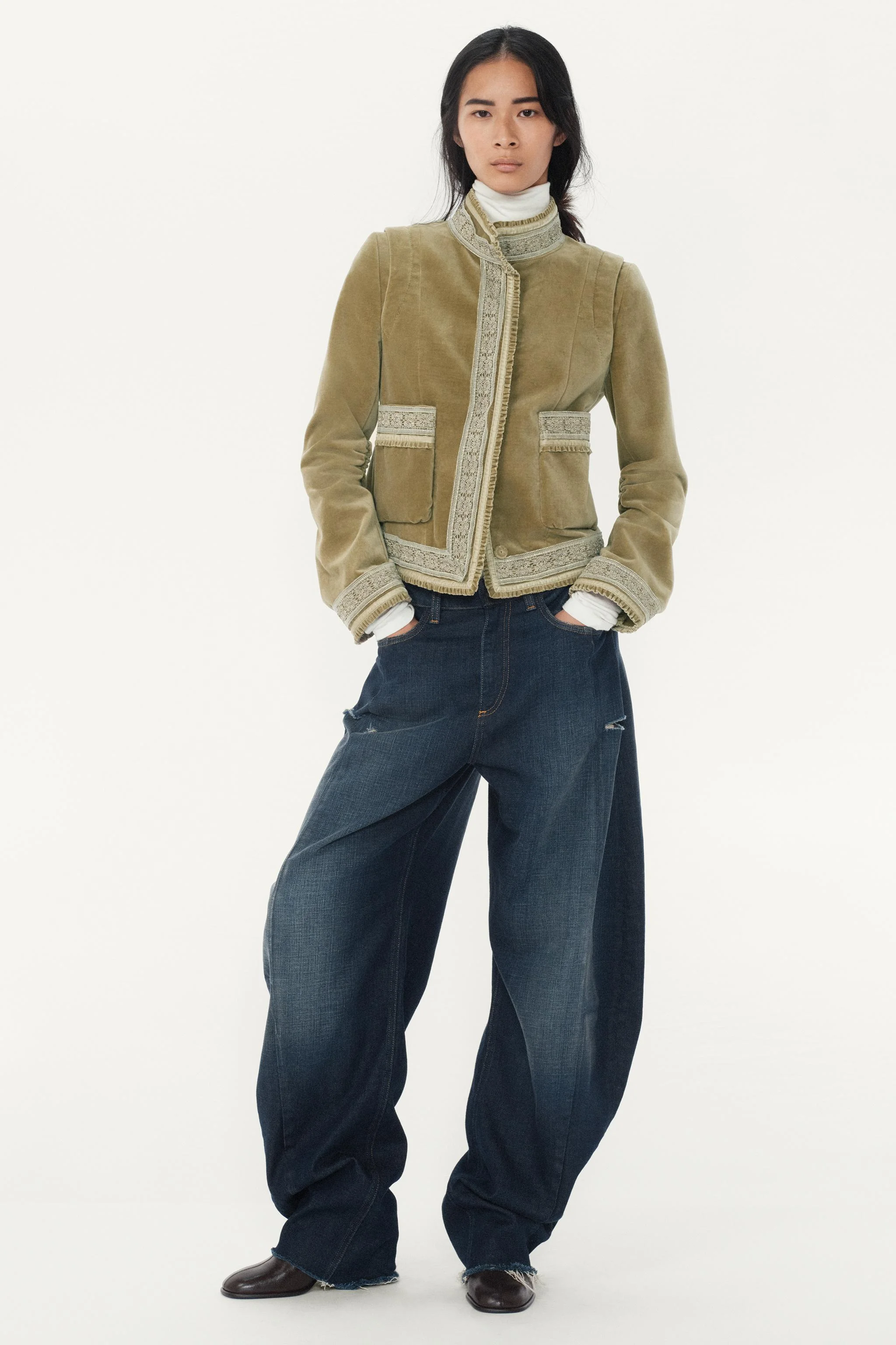 کت مخمل زنانه زارا