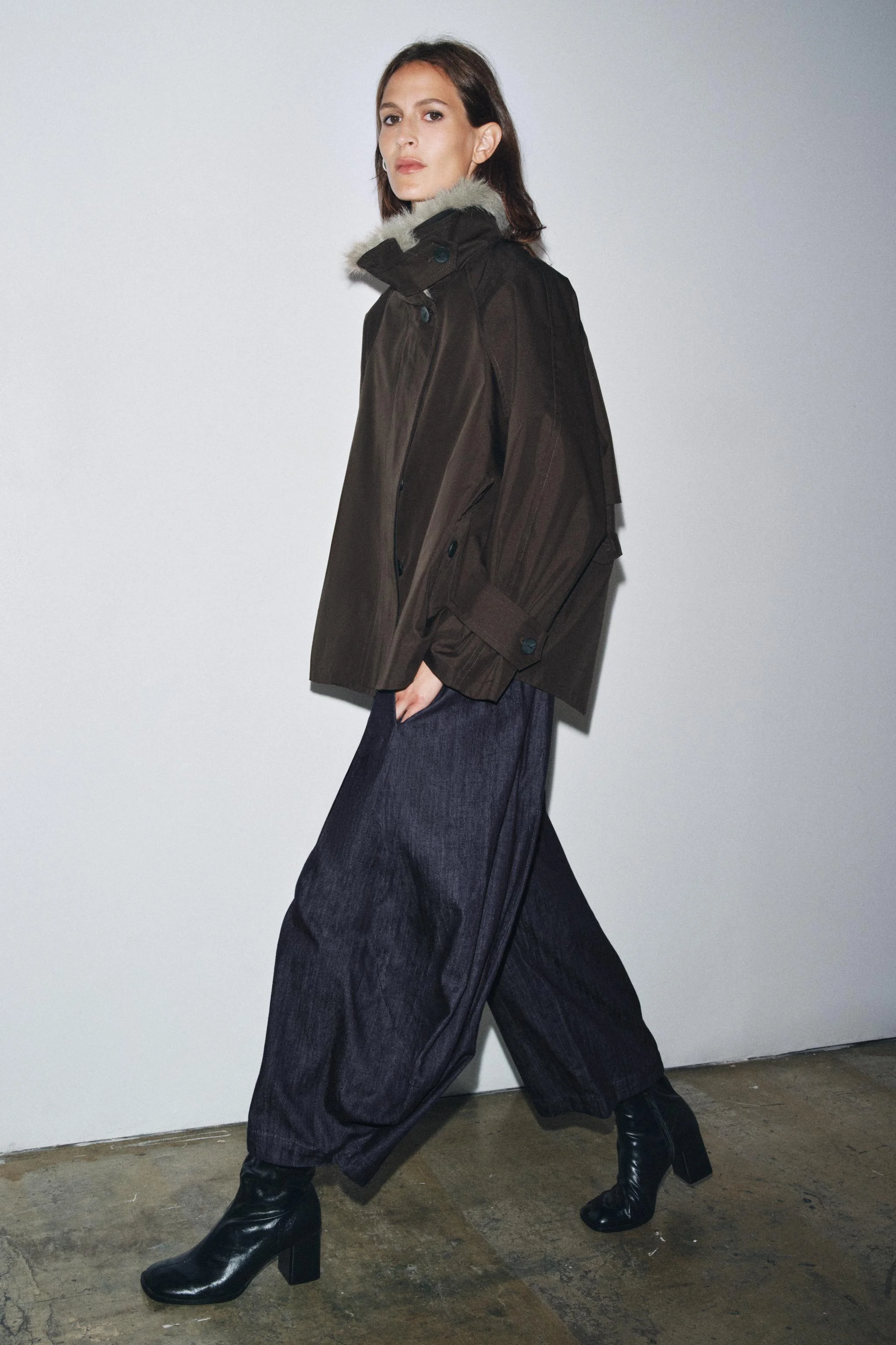 کت کوتاه ZW COLLECTION مقاوم در برابر آب