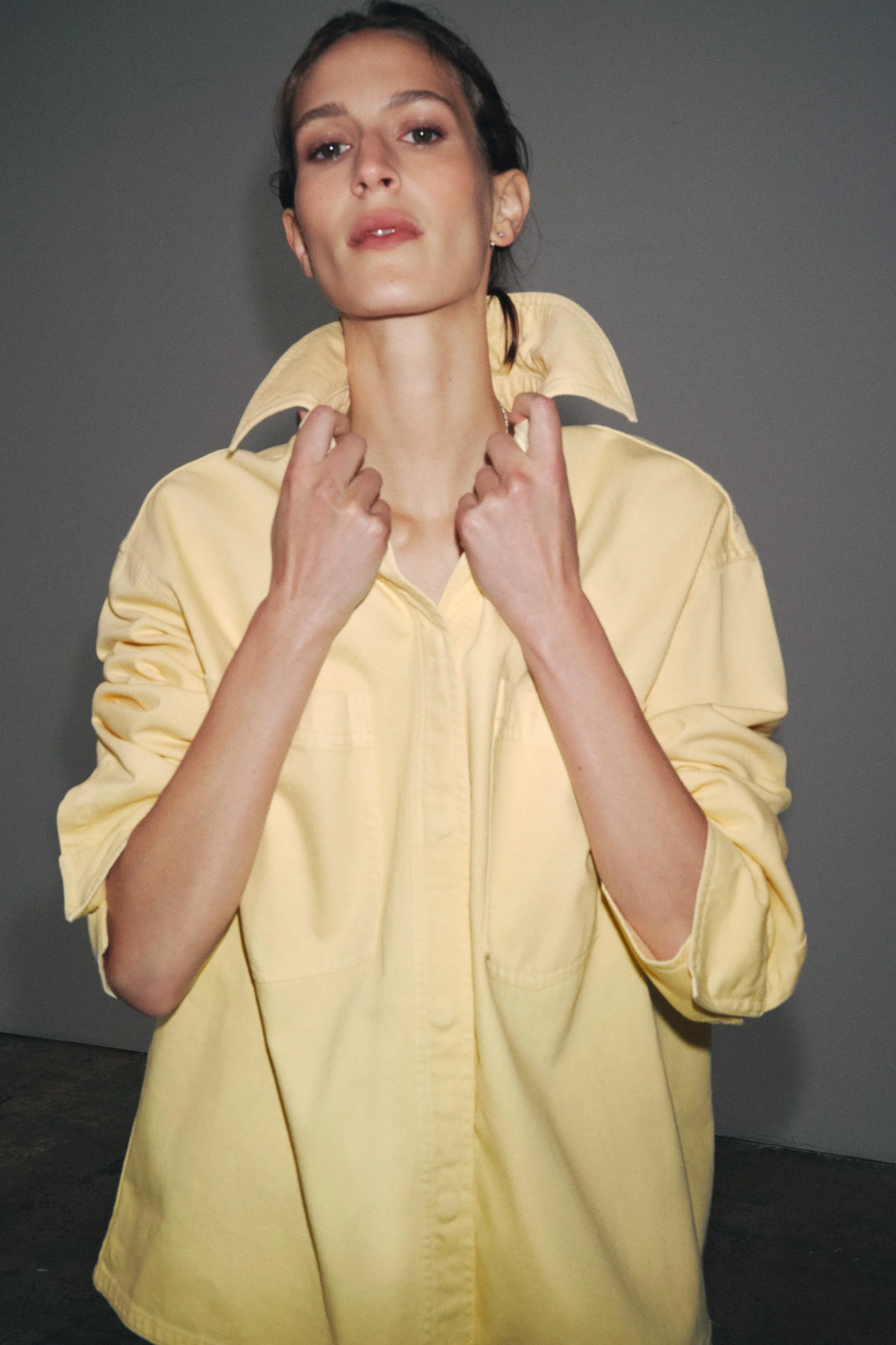 کت پیراهن جیب دار ZW COLLECTION کت پیراهن جیب دار ZW COLLECTION