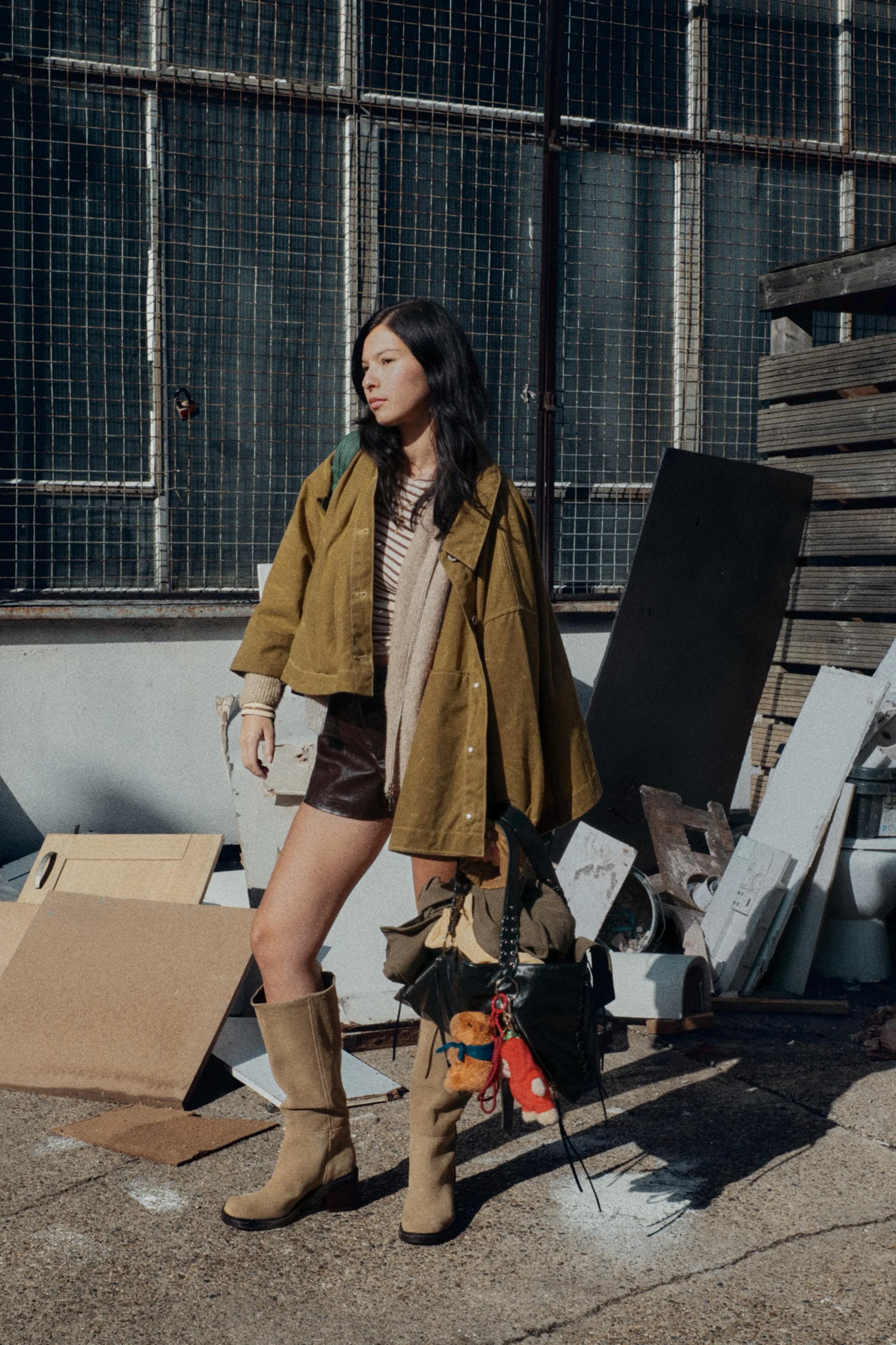 ژاکت کیپ واکس خورده