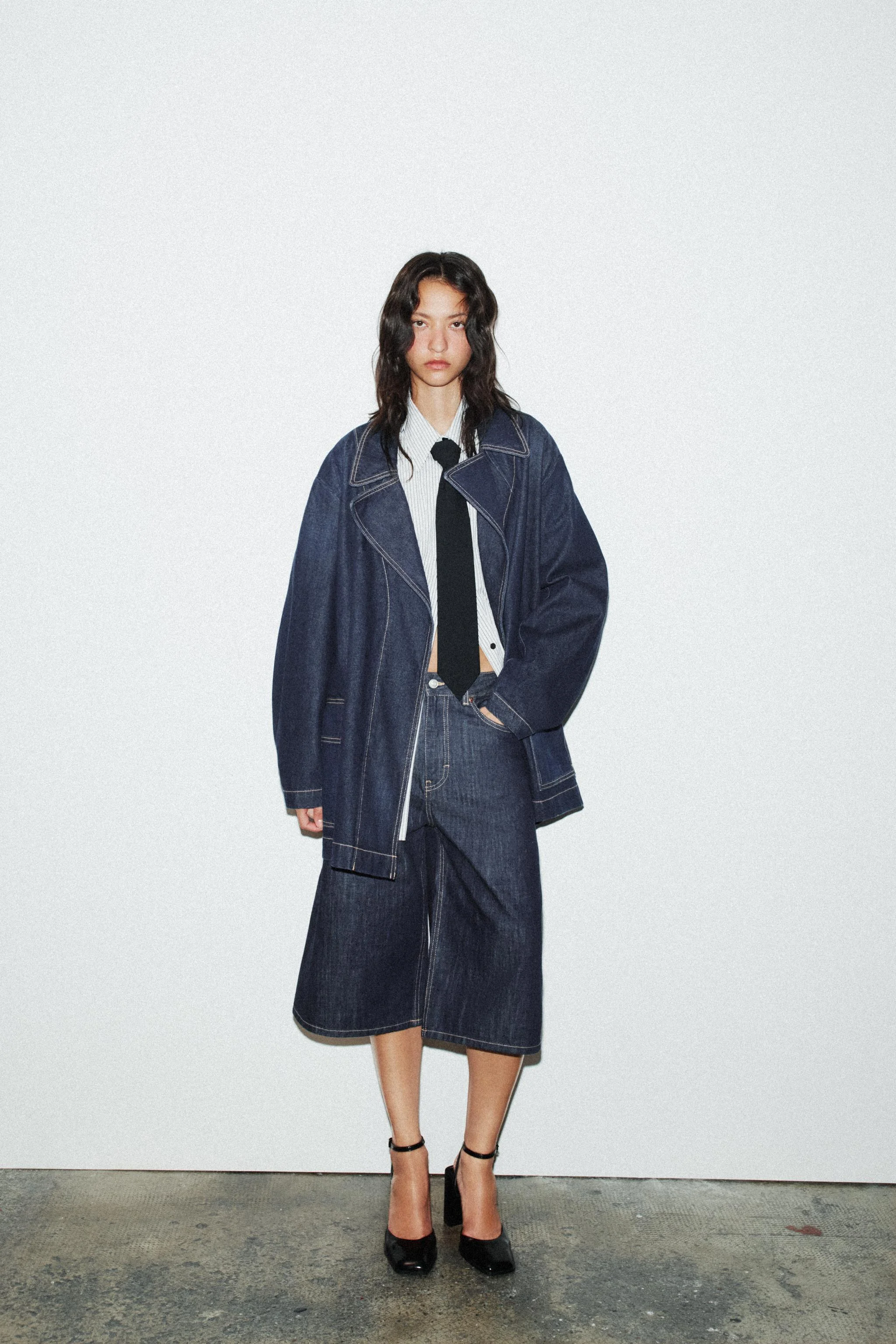 کت جین کوتاه تی آر اف