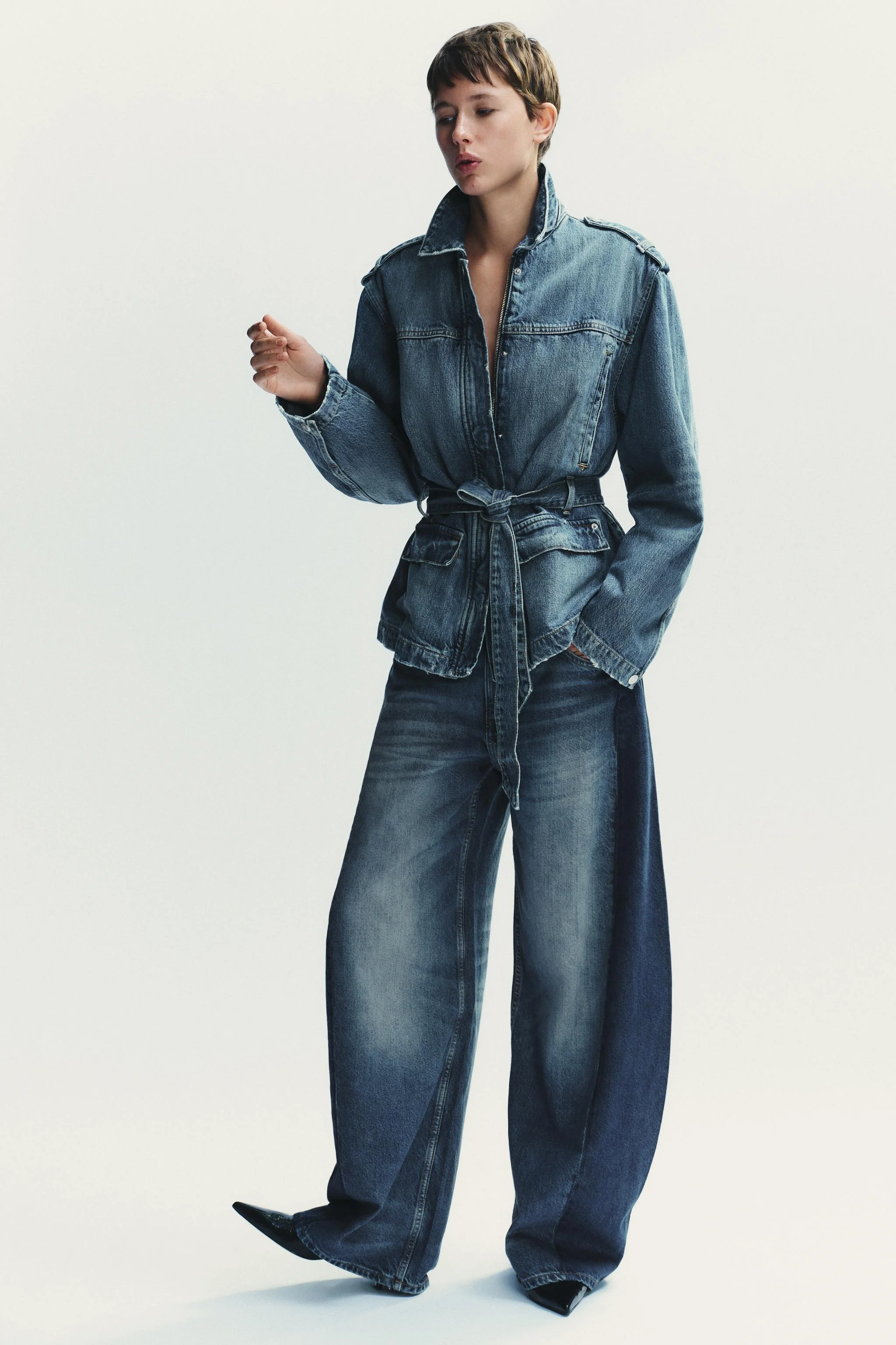 کت جین بلند TRF کت جین بلند TRF