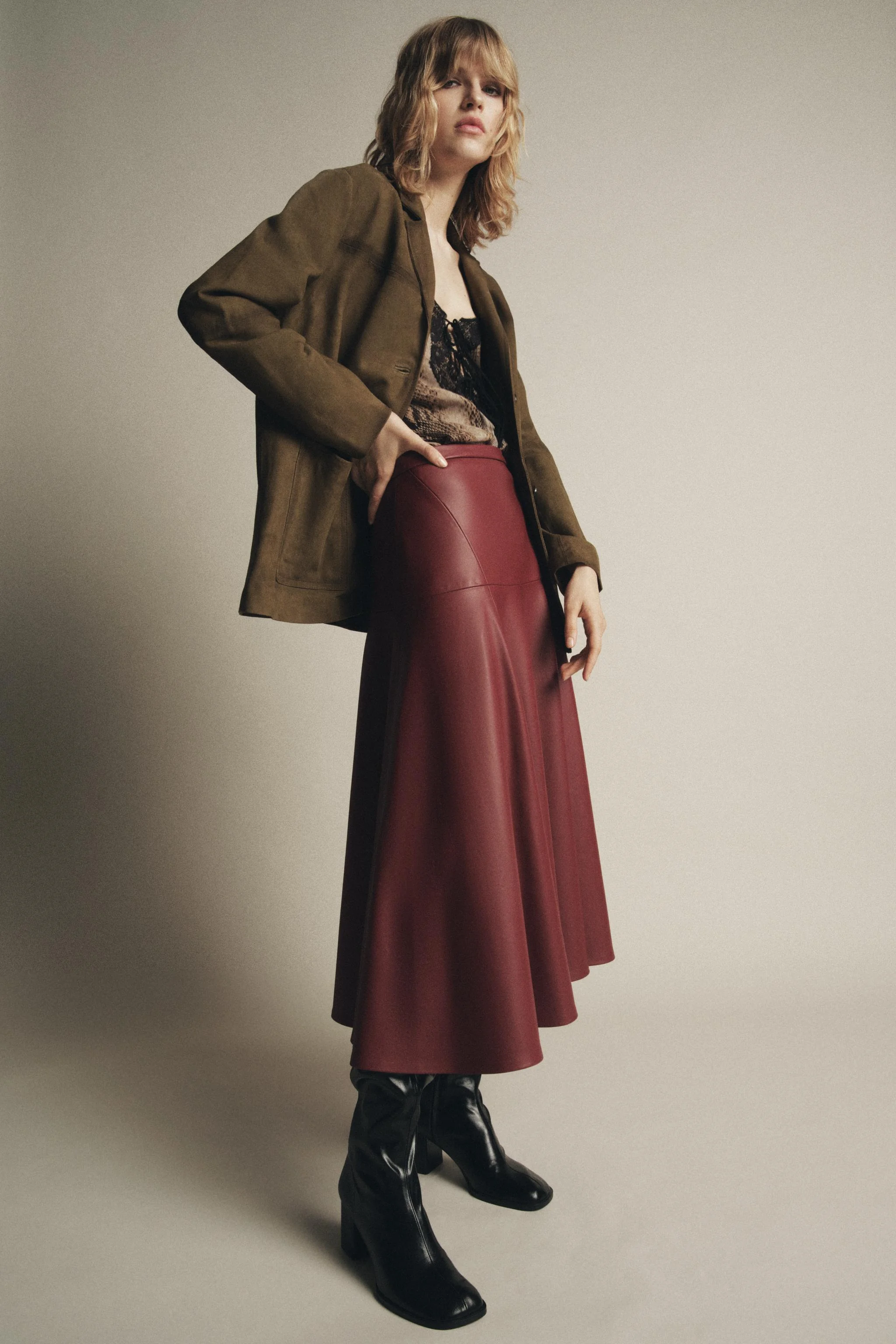 کت چرم جیر 100% سایز بزرگ ZW مجموعه نسخه محدود