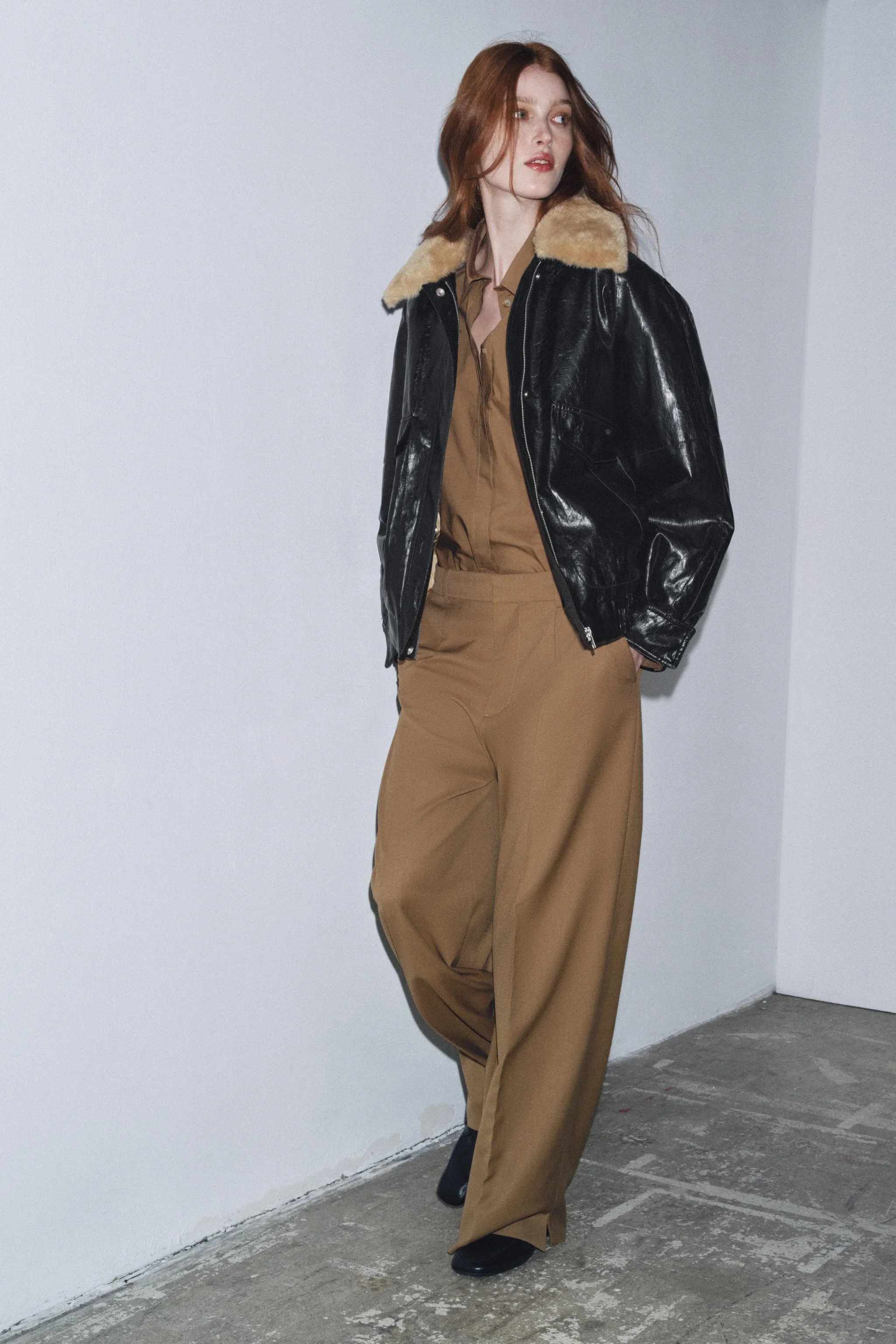 کت یقه خز مصنوعی کالکشن ZW