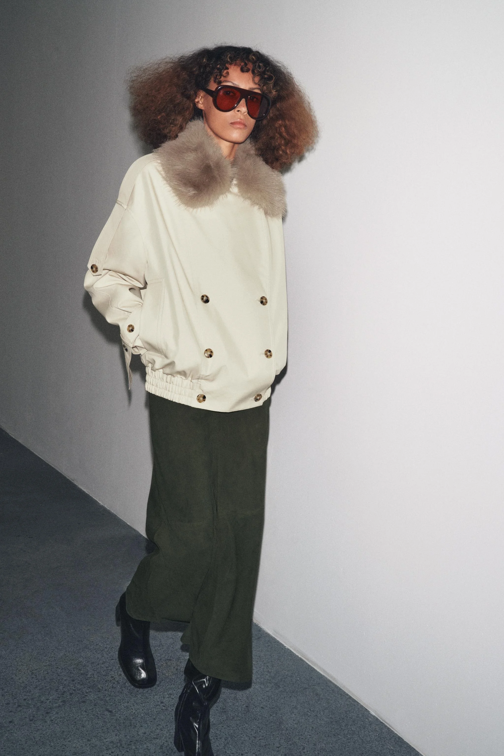 بارانی کوتاه ضد آب ZW COLLECTION