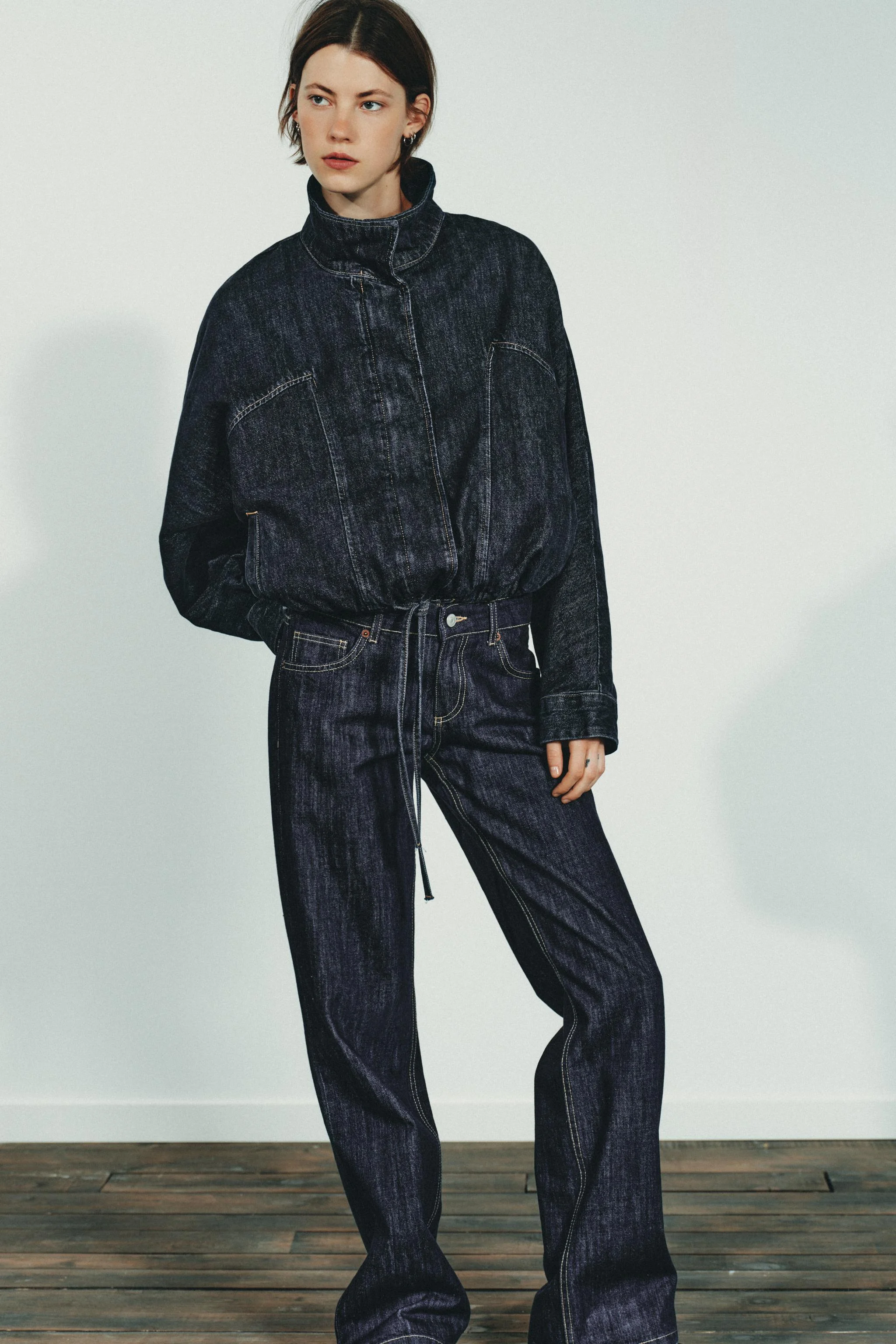 کت جین آستین خفاشی TRF کت جین آستین خفاشی TRF