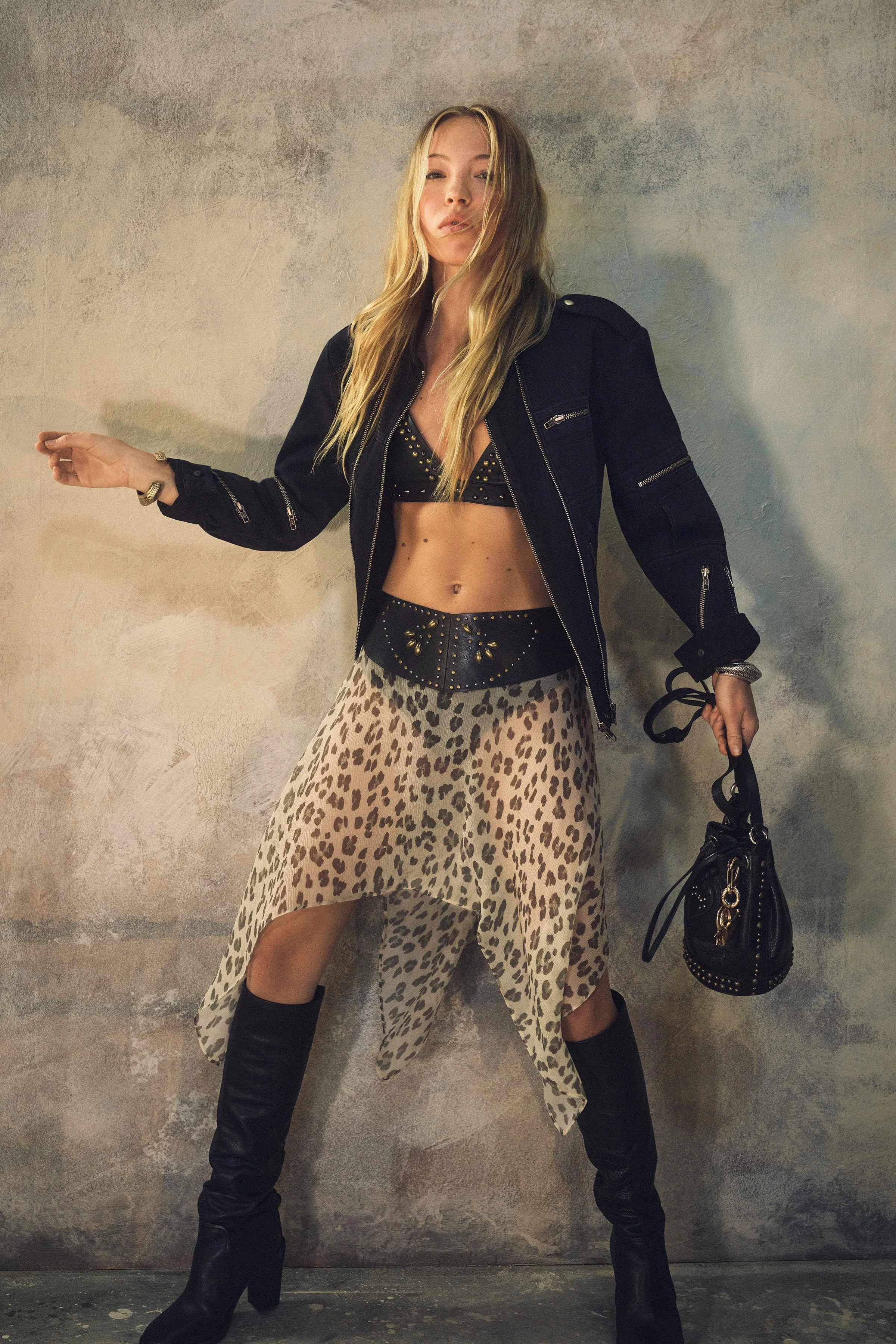 کت زیپ‌دار کیت ماس ایکس زارا