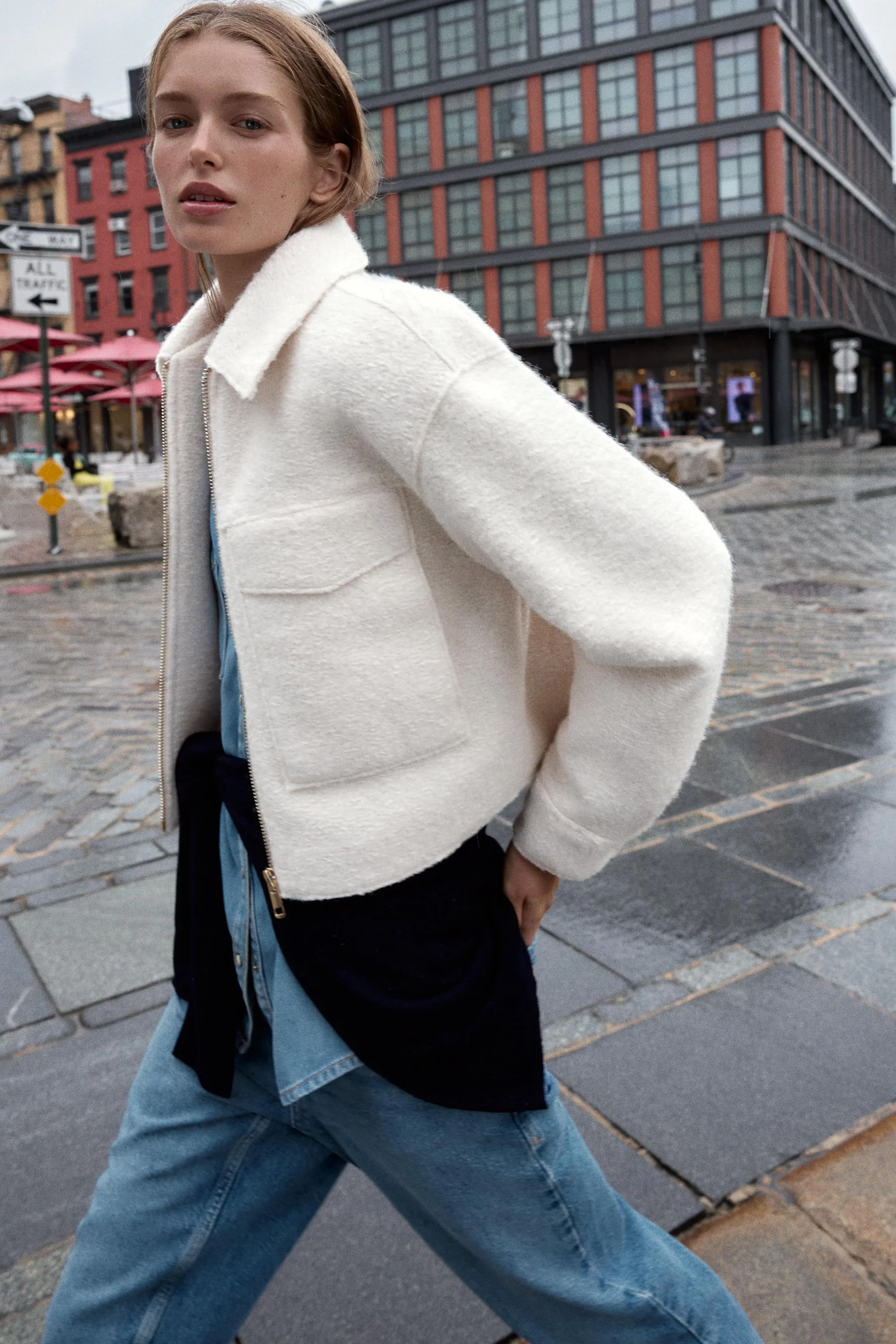 کت بوکله با جیب های پاکتی