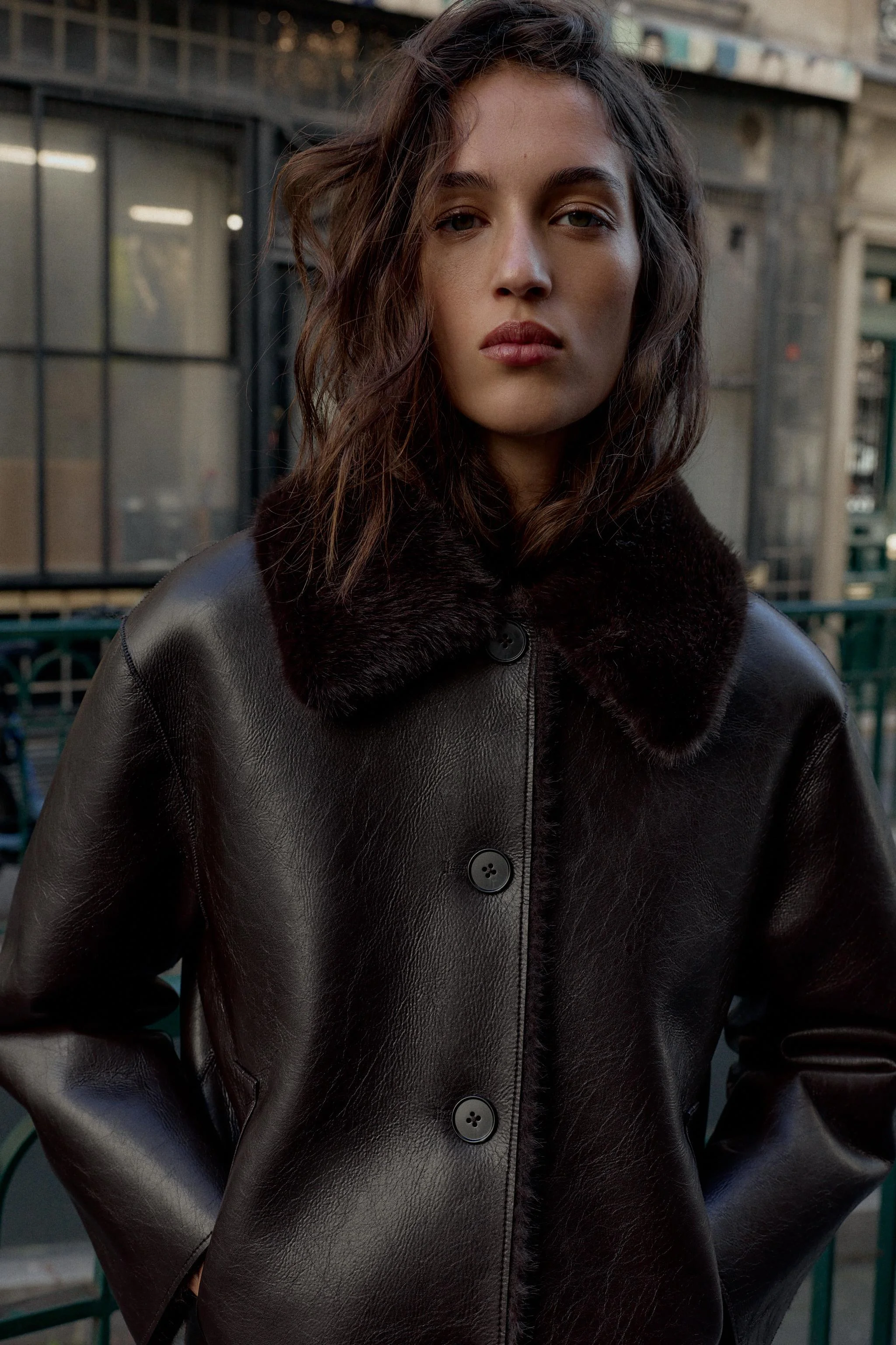 کت چرمی مصنوعی دو طرفه و برگشت پذیر