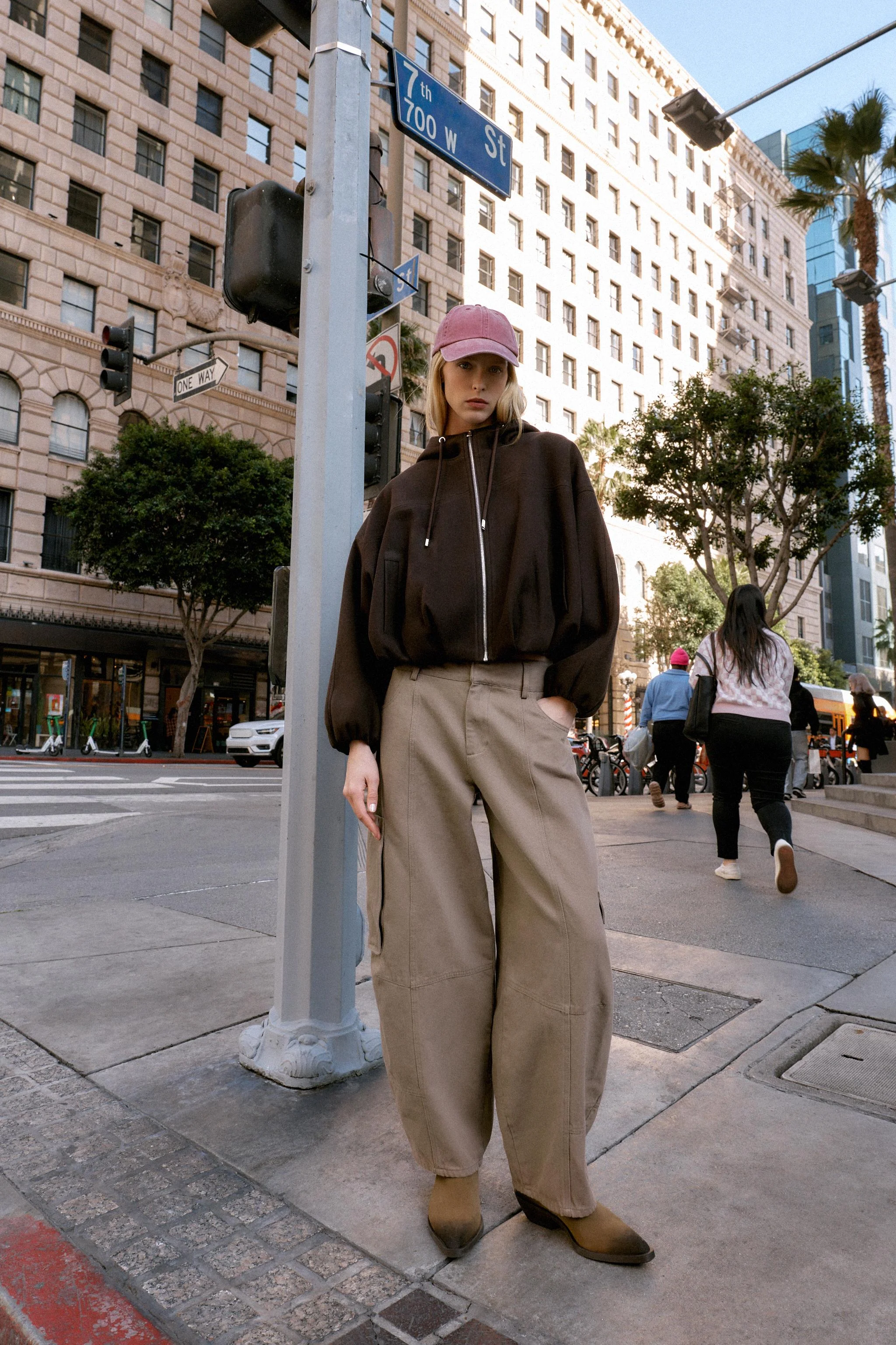 کاپشن خلبانی کلاه دار نرم و بزرگ