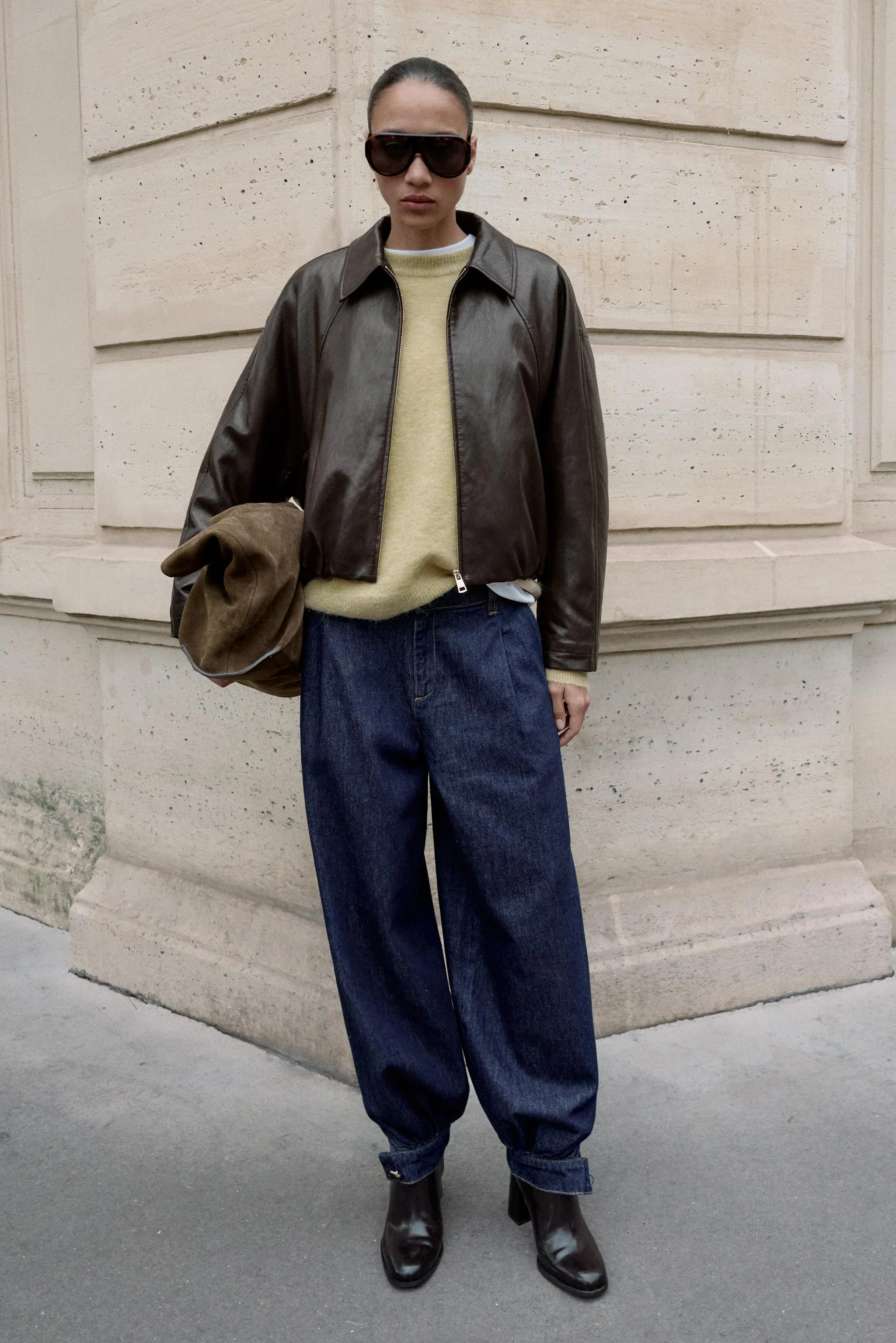 کاپشن خلبانی چرم مصنوعی کاپشن خلبانی چرم مصنوعی