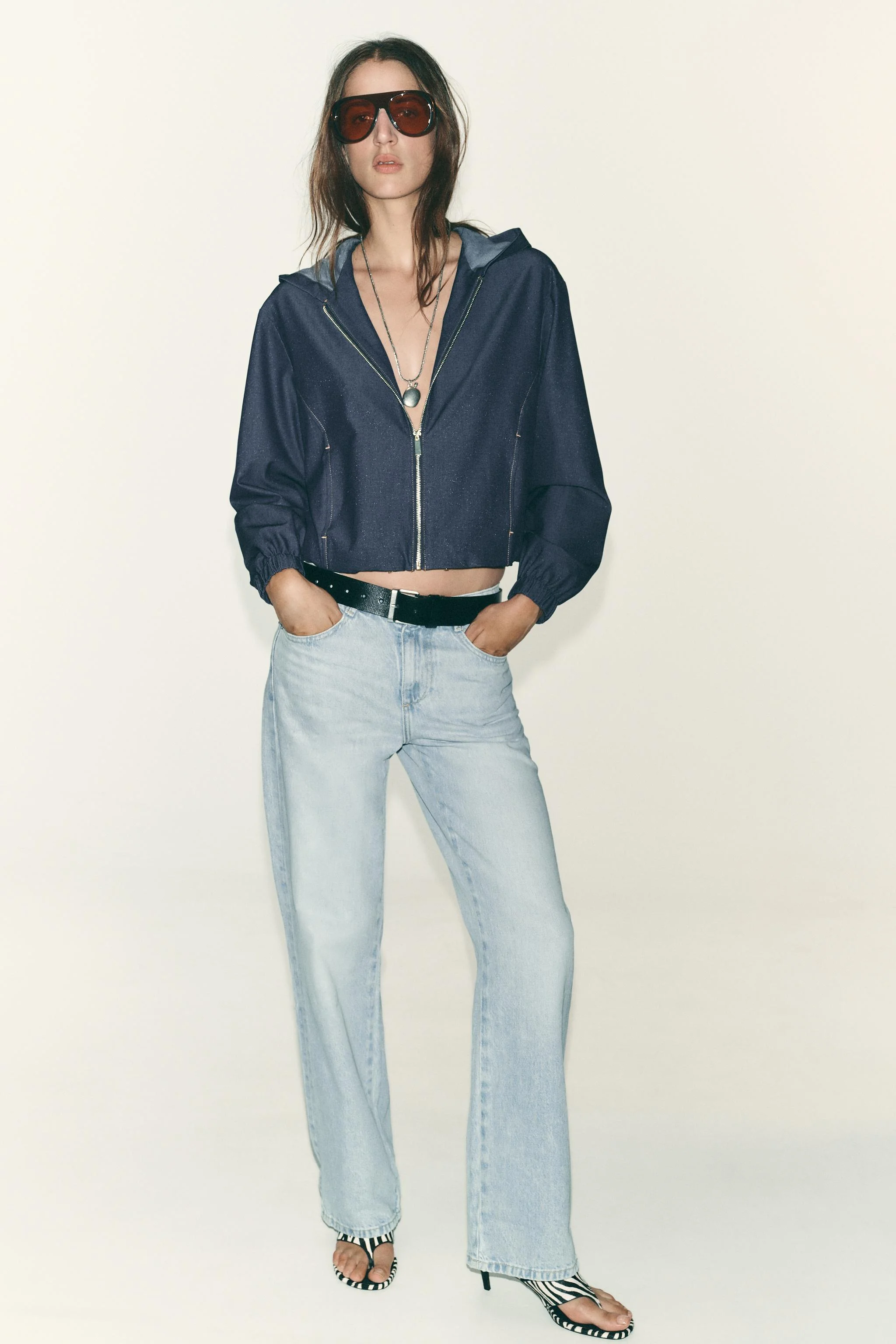 کاپشن خلبانی کلاه دار