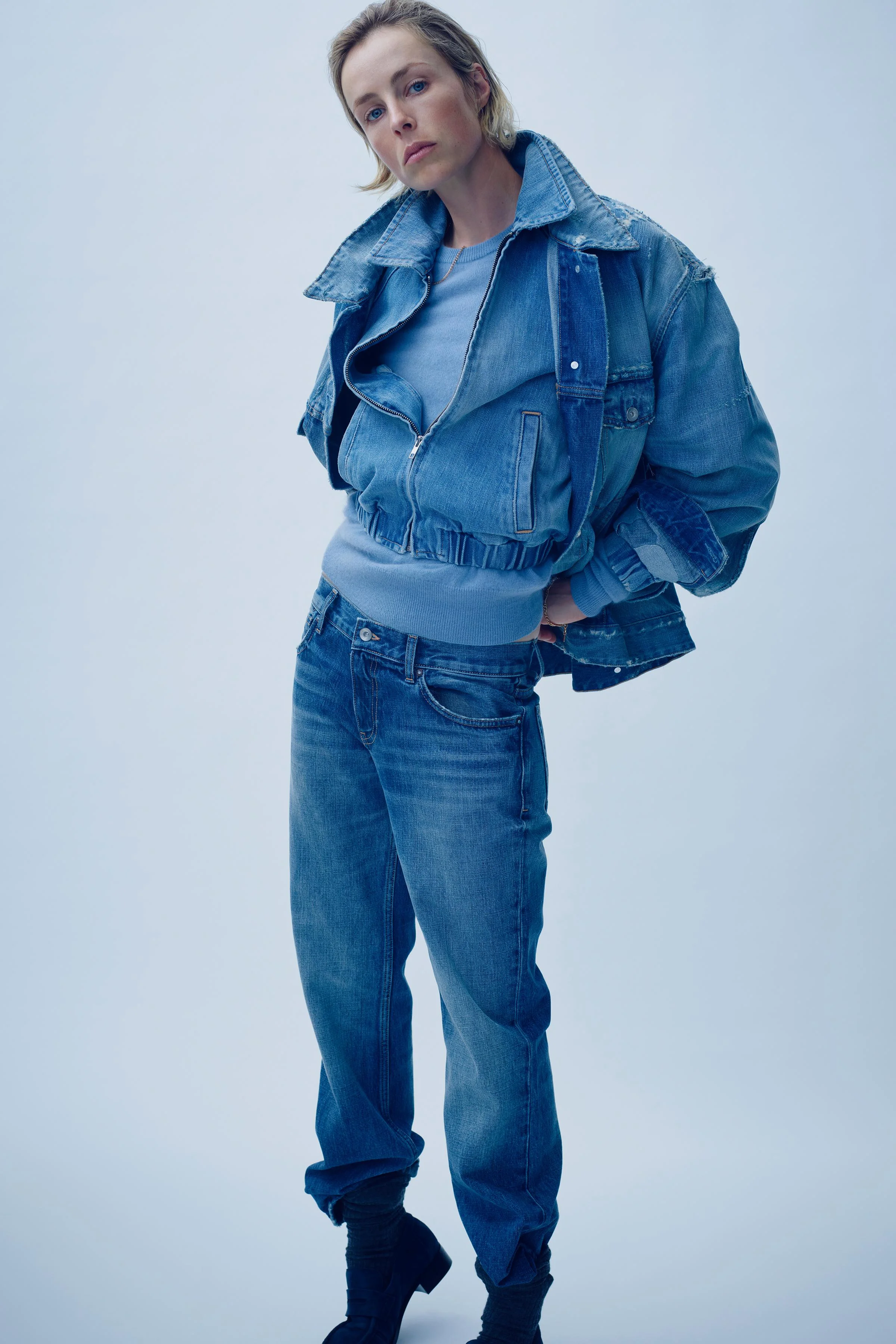 کت بمبر جین TRF کت بمبر جین TRF