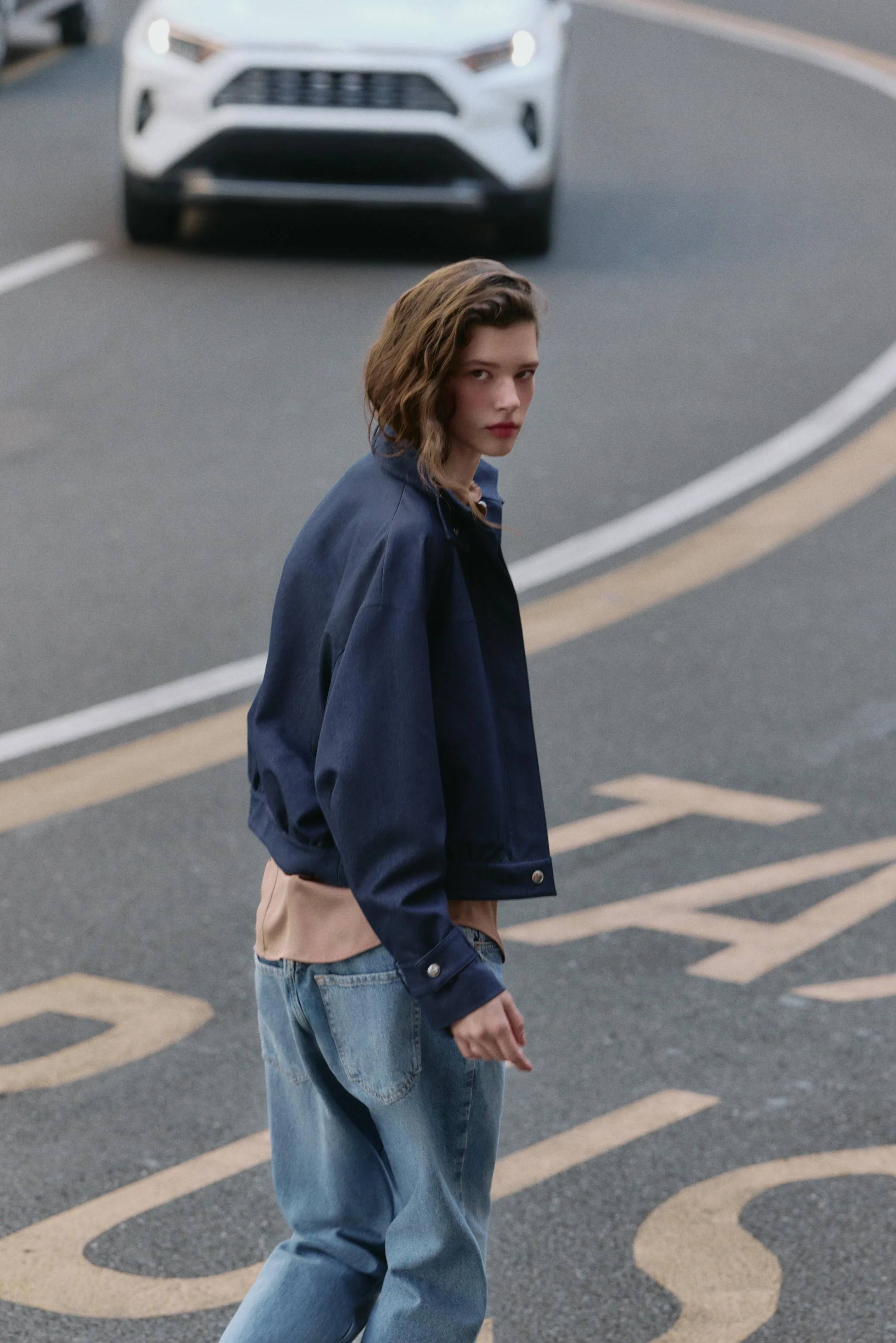 کاپشن خلبانی یقه ایستاده