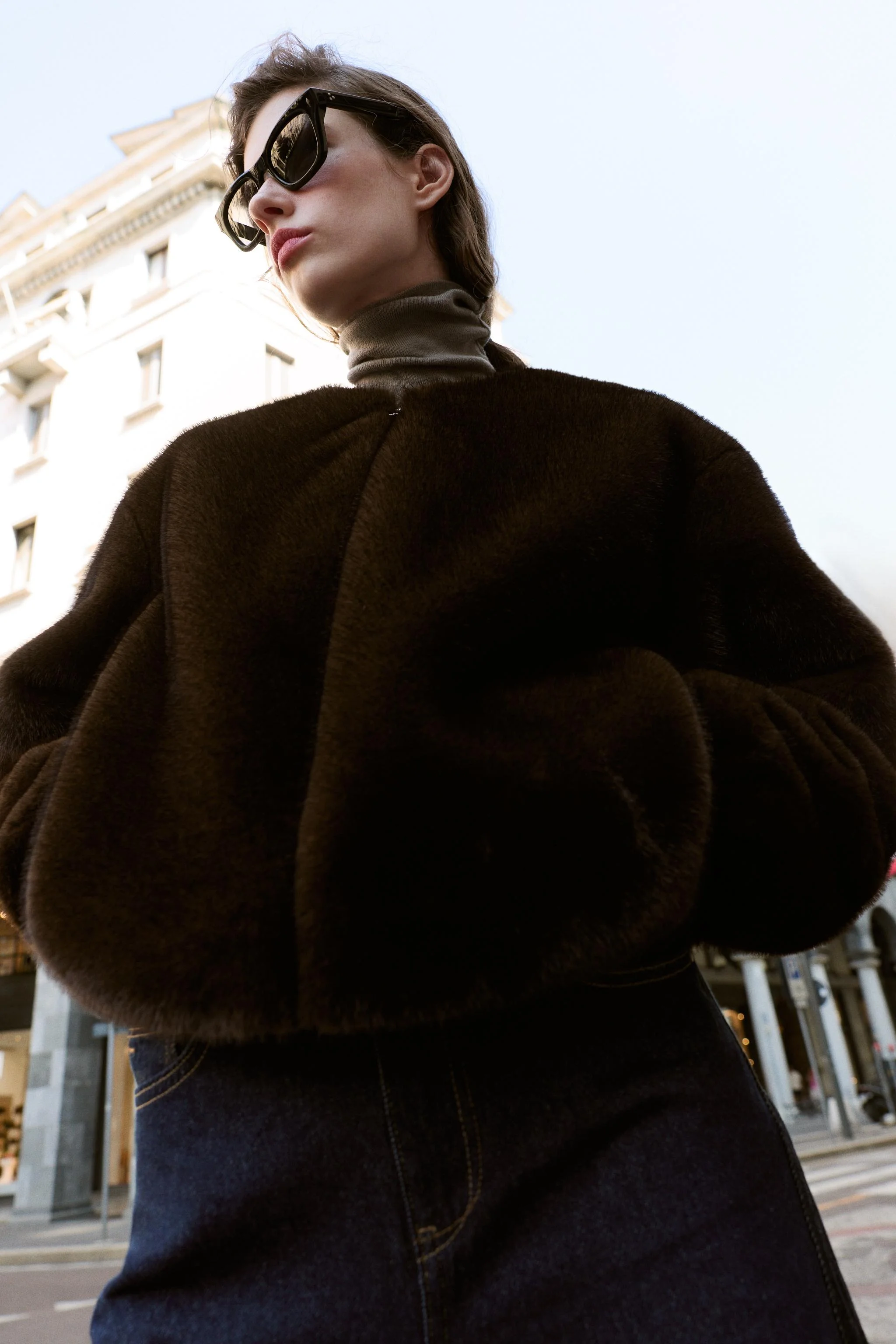 ژاکت خلبانی خز مصنوعی