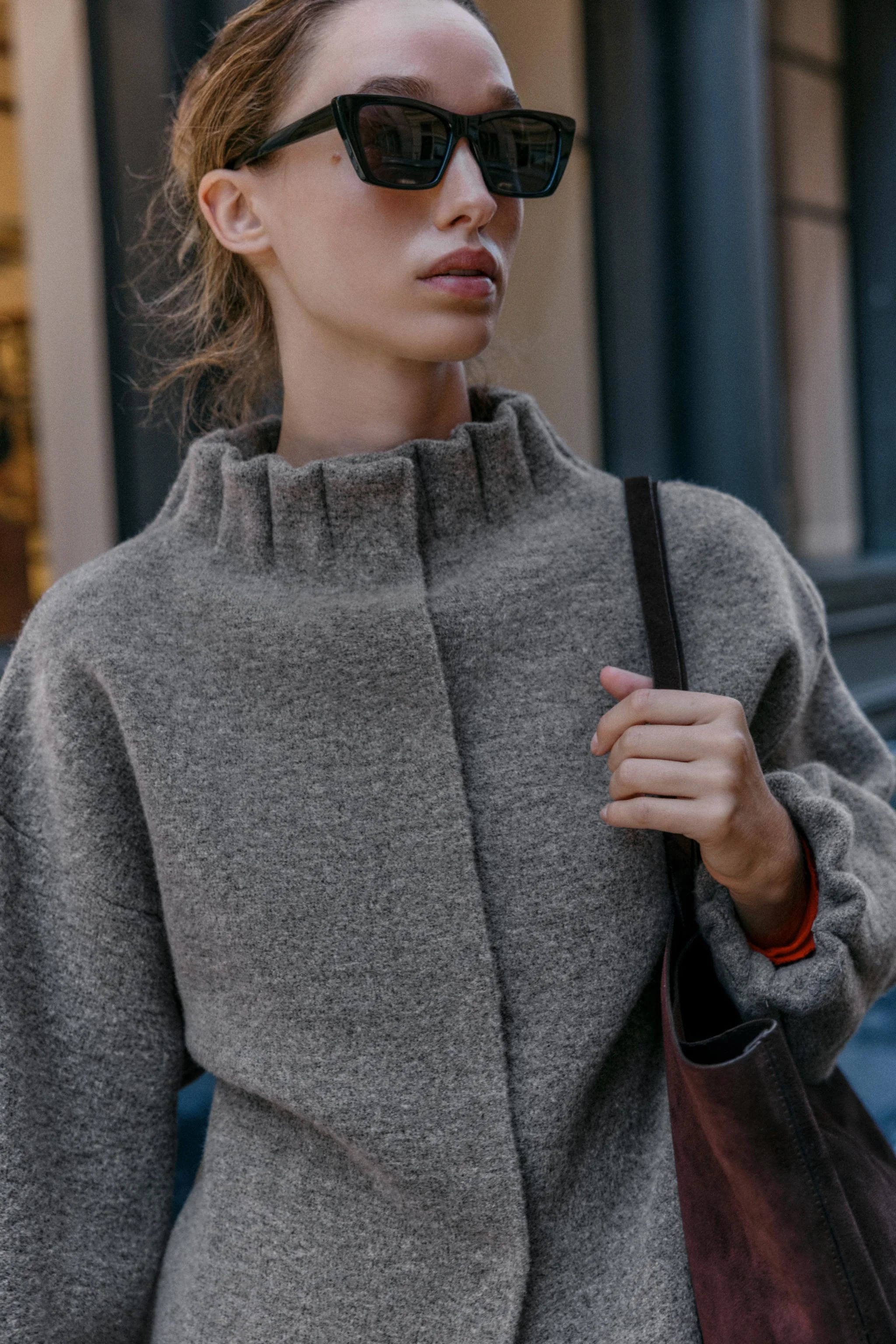 ژاکت بافتنی مدل خلبانی