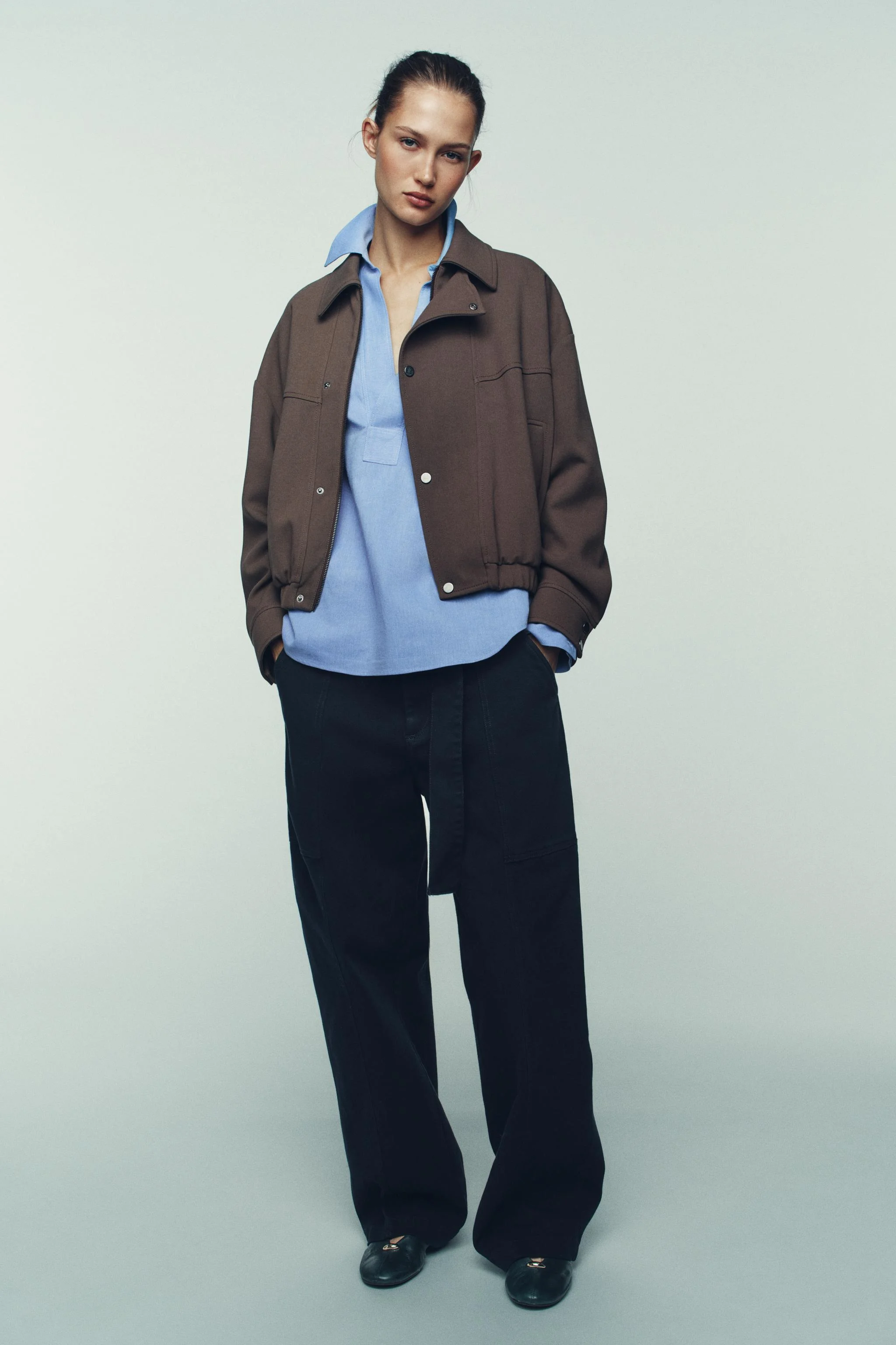 کاپشن خلبانی ضربدری