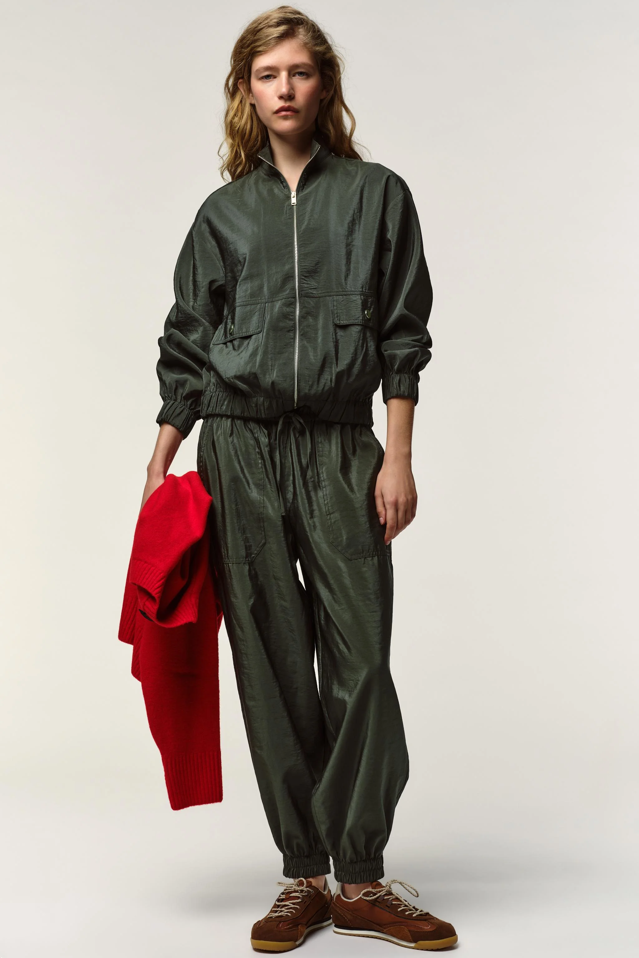 کاپشن خلبانی یقه ایستاده