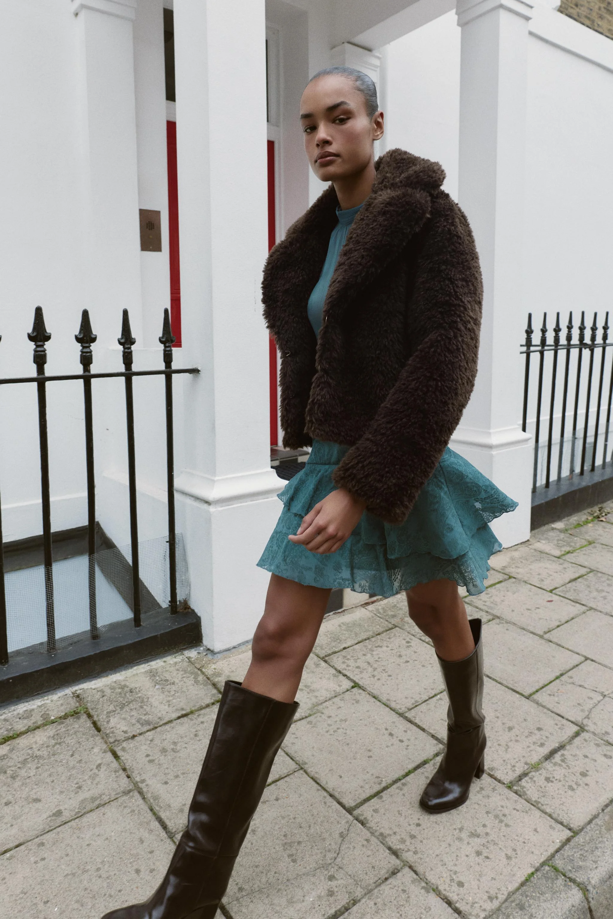 کت کوتاه خز مصنوعی کت کوتاه خز مصنوعی