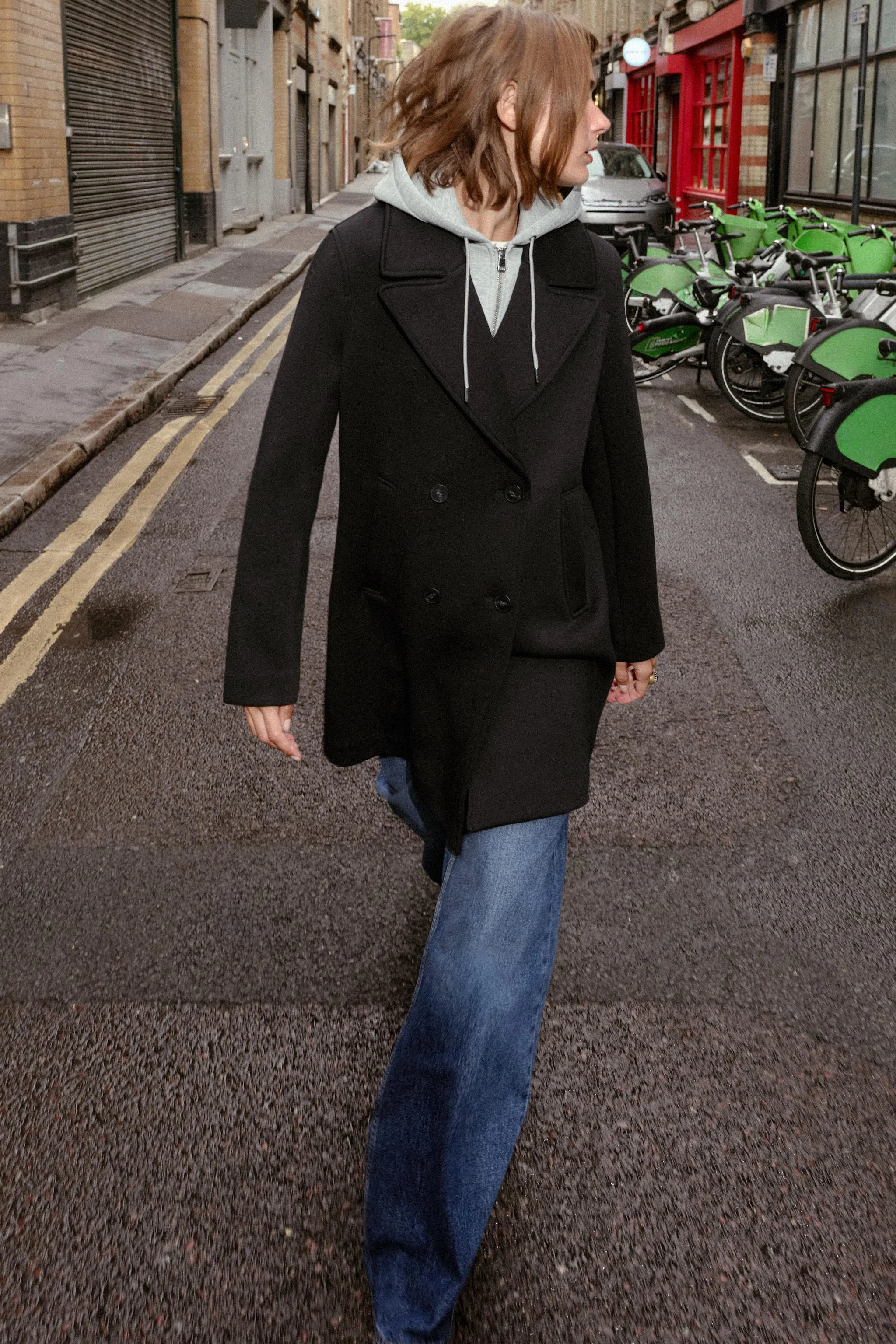 کت با هودی ترکیبی جداشدنی