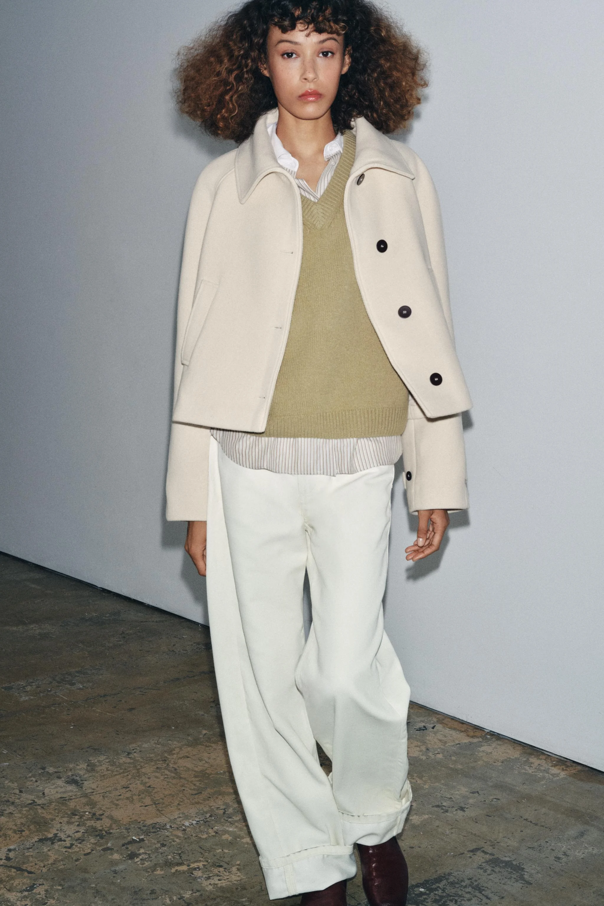 کت کوتاه پشمی از کالکشن ZW