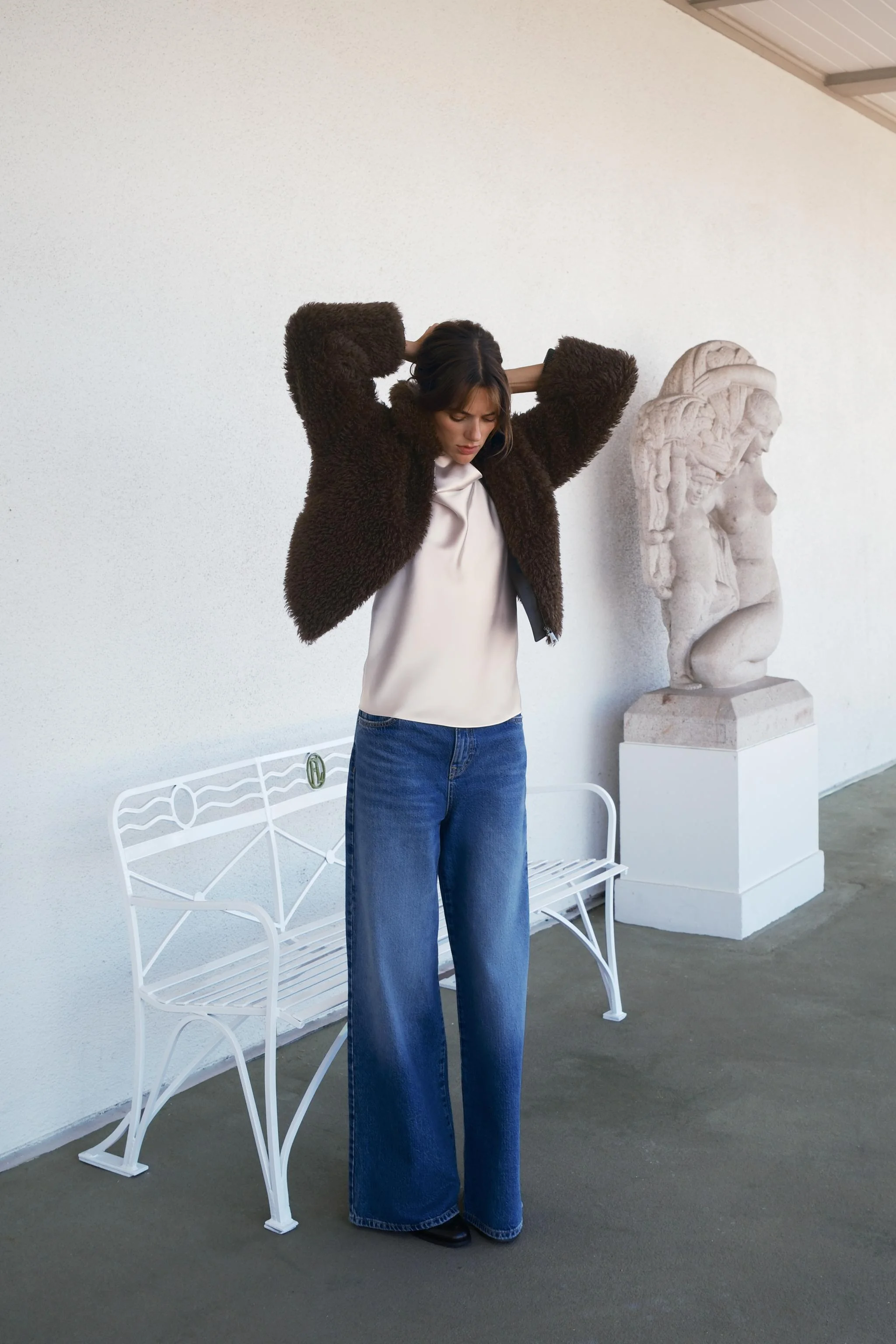 کت کوتاه خز مصنوعی