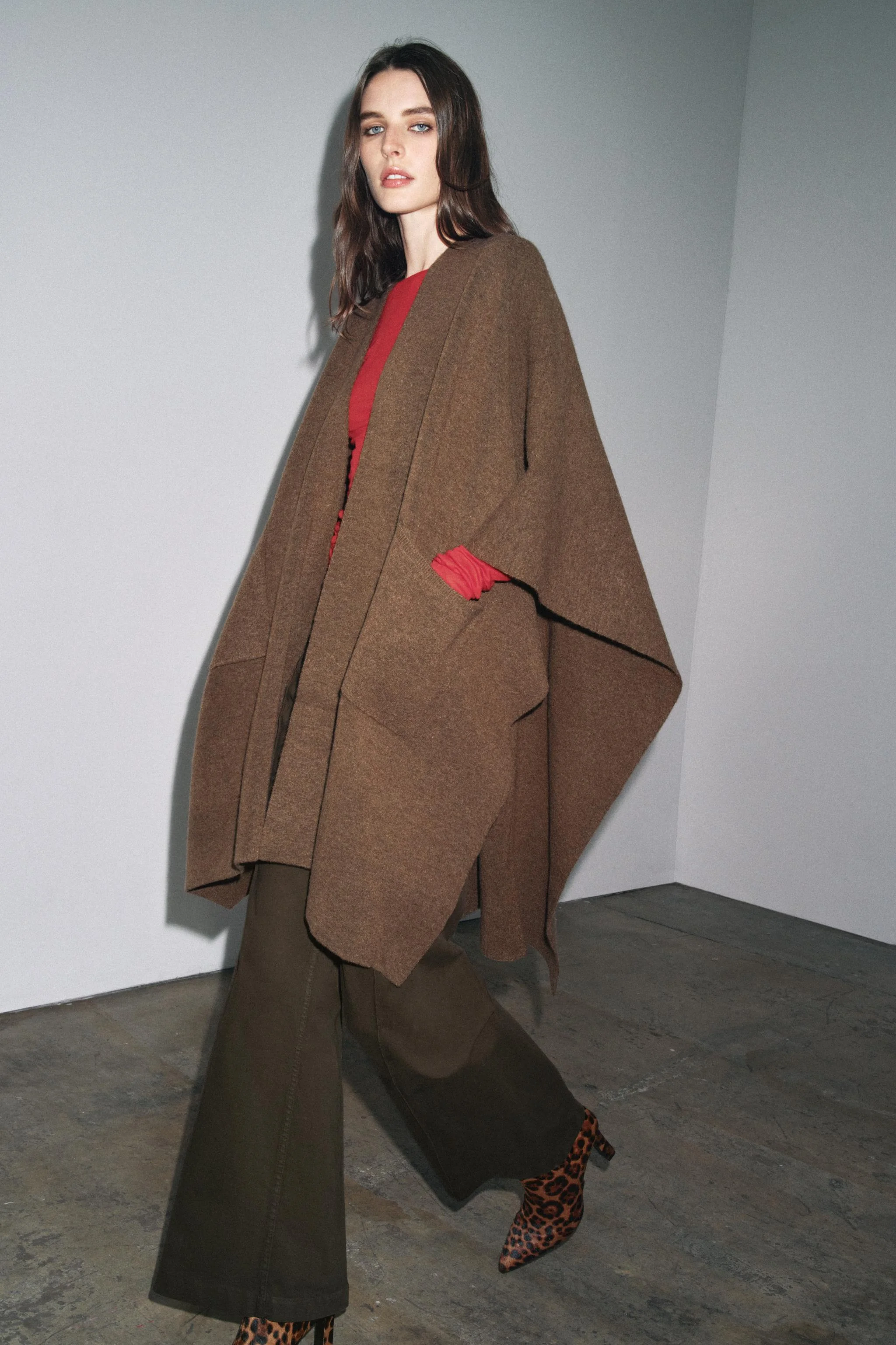 شنل بافتنی بلند