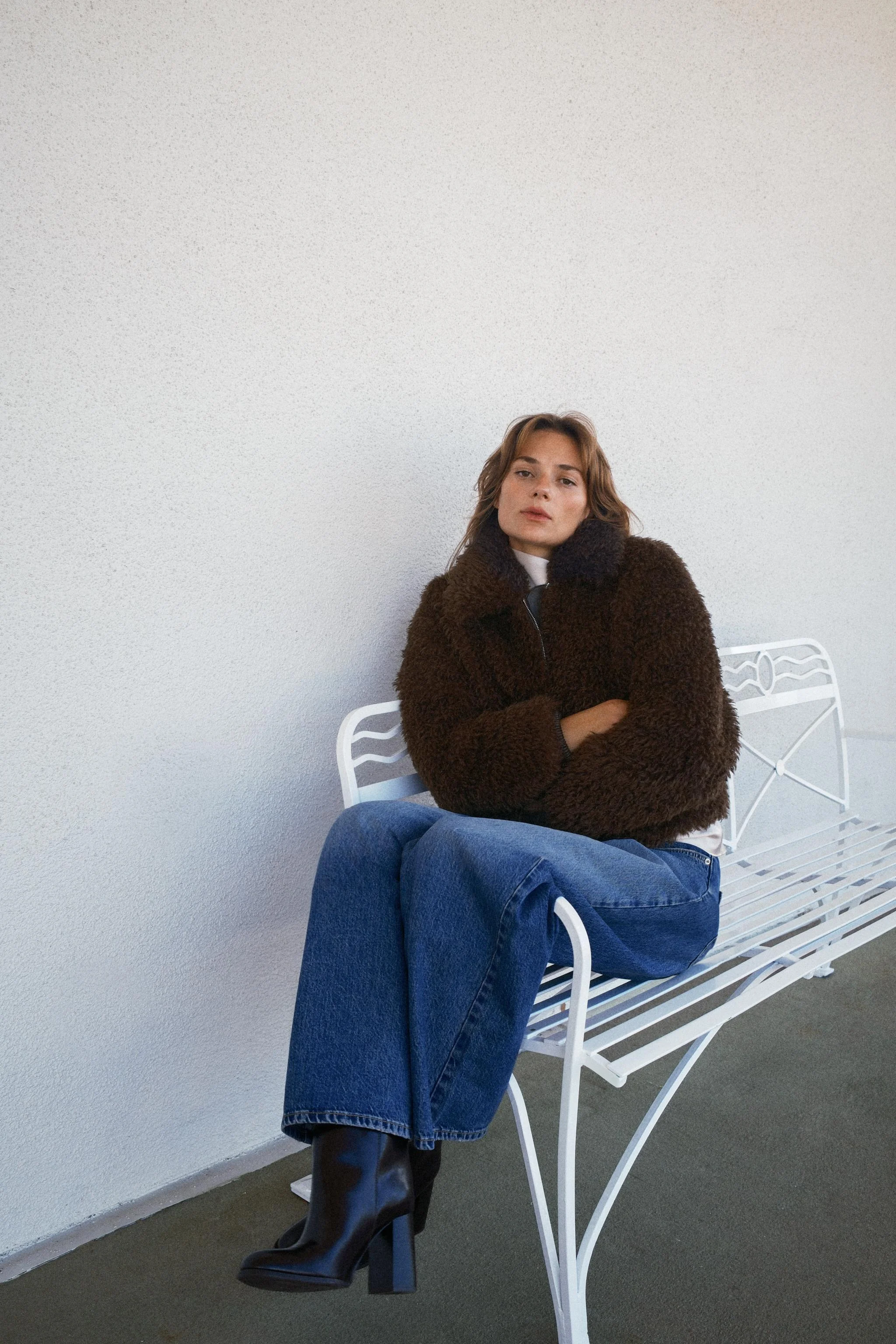 کت کوتاه خز مصنوعی