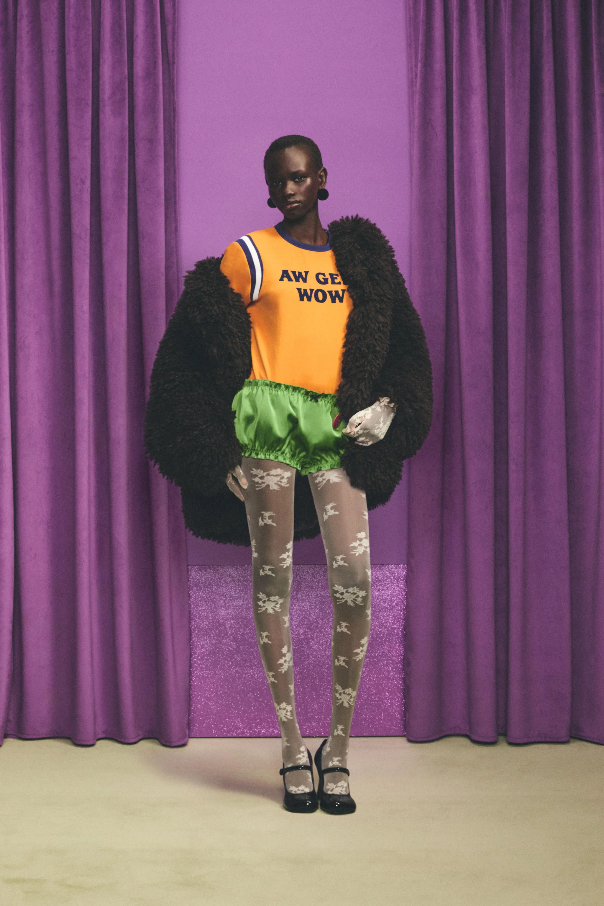 کت خز مصنوعی با سایز بزرگ هری لمبرت برای زارا ایکس دیزنی