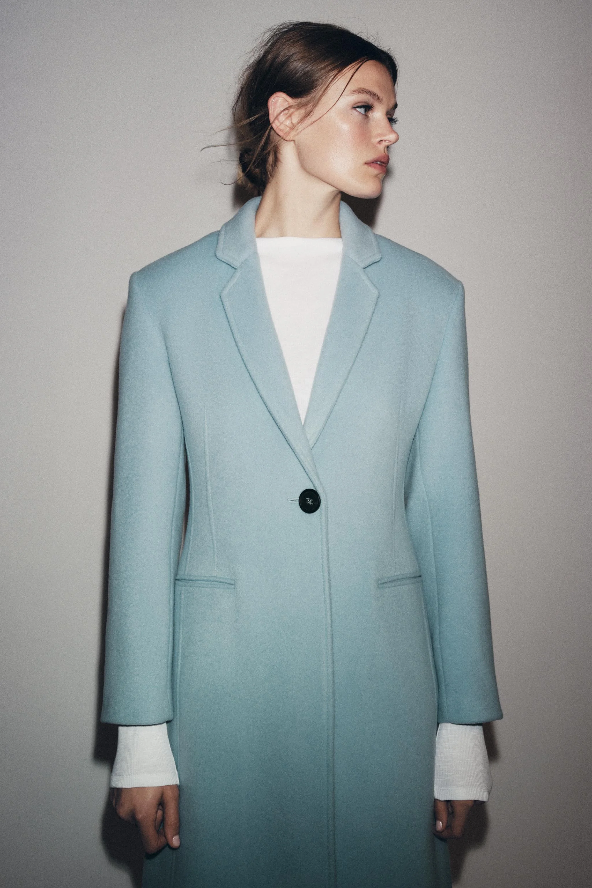 پالتو بلند پشمی فیت ZW COLLECTION