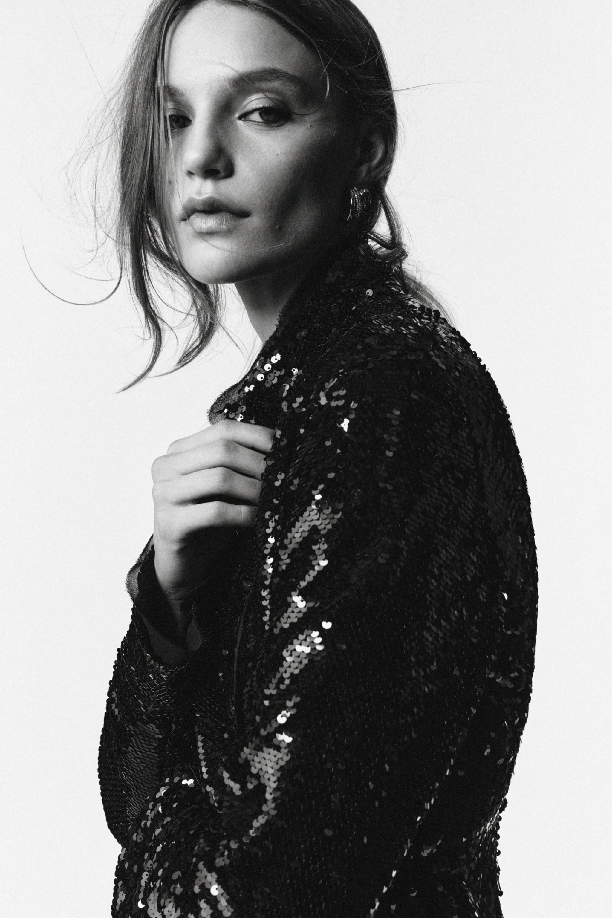 کت پولک‌دار با طرح خاص